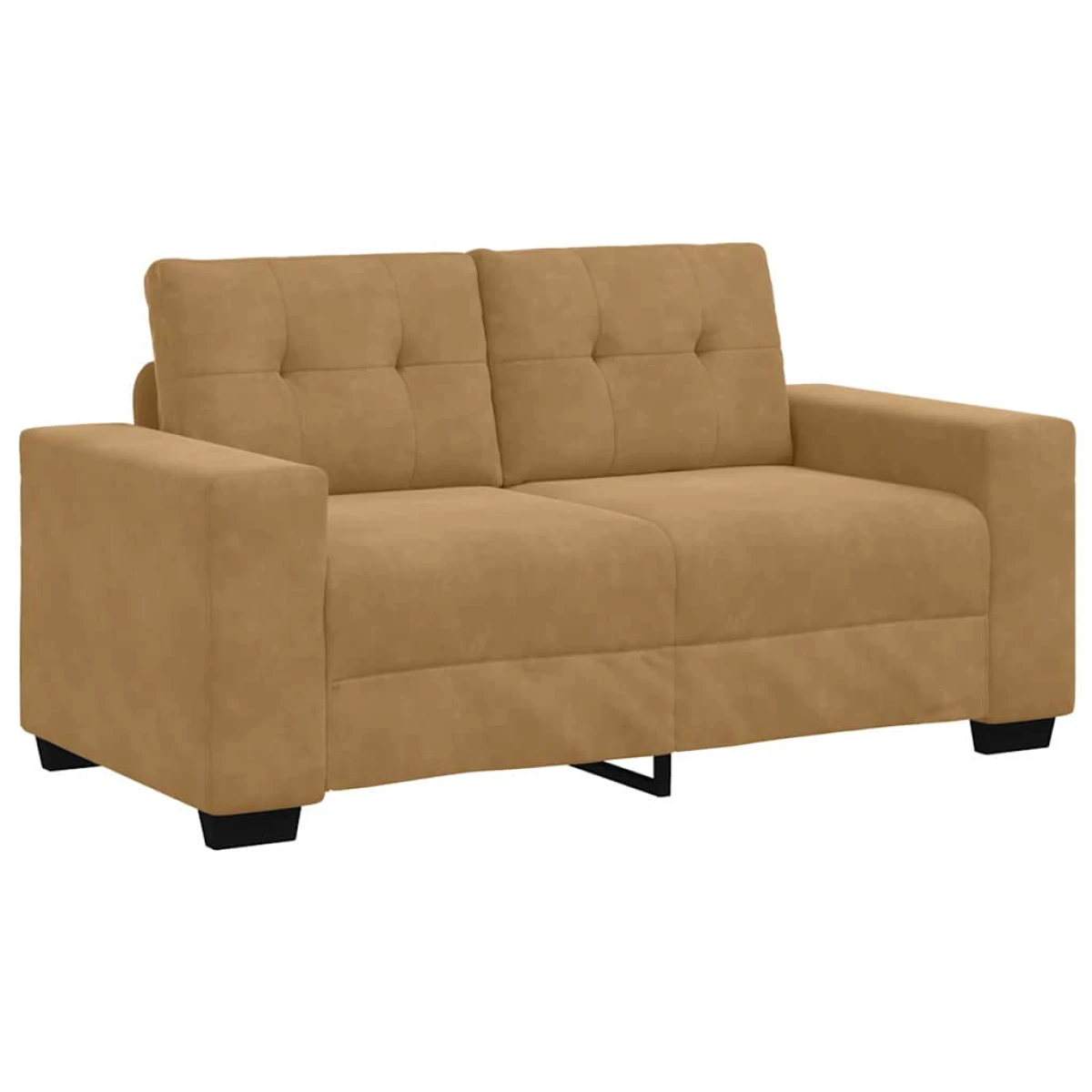 vidaXL VidaXL Loveseat Sofa Compact Velvet Upholstery For Home Use - Sofa