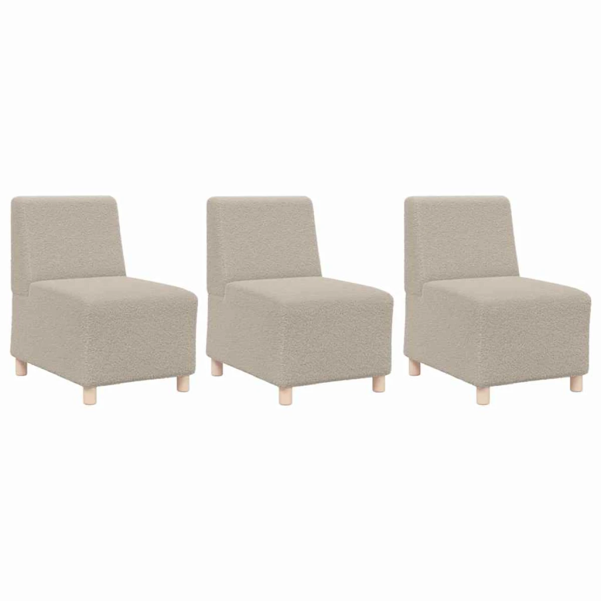 vidaXL VidaXL Modular Sofa Armless 55x74x82cm Corduroy Living Room - Sofa