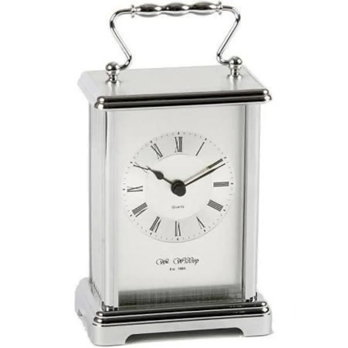 WIDDOP Wm Widdop Silver colour Carriage Clock - Clock