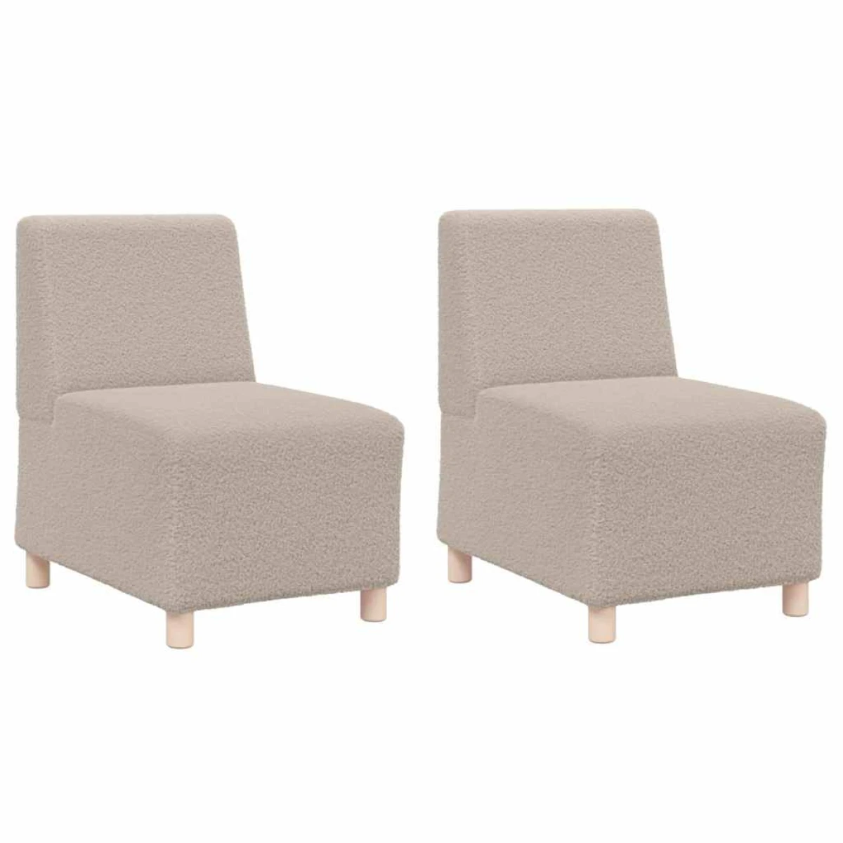 vidaXL VidaXL Modular Armless Sofa 55x74x82cm Corduroy Living Room - Sofa