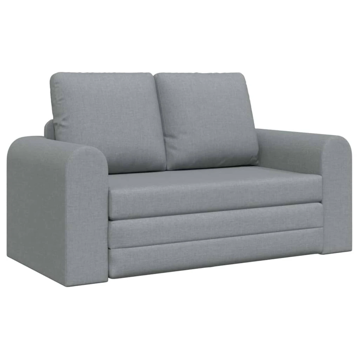VidaXL Sofa Bed 148x71x83 Cm Light Grey Fabric For Lounge by vidaXL