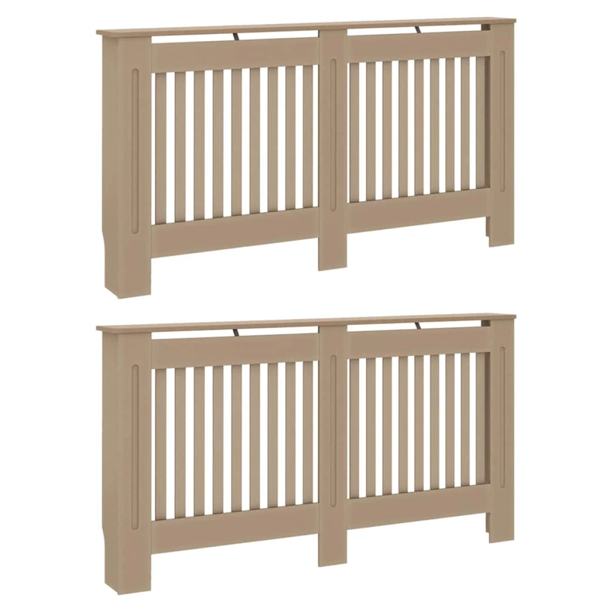vidaXL Radiator Cover 152x19x81.5 Slats LivingRoom by vidaXL