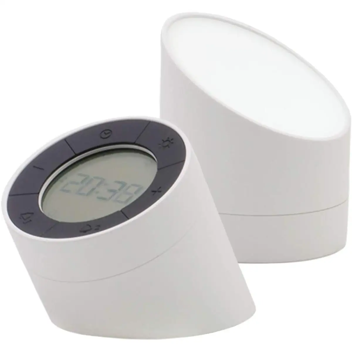 Acctim Acctim Jowie Dual Digital Alarm Clock/Nightlight Superbrite with Light Touch Sensor White - Clock