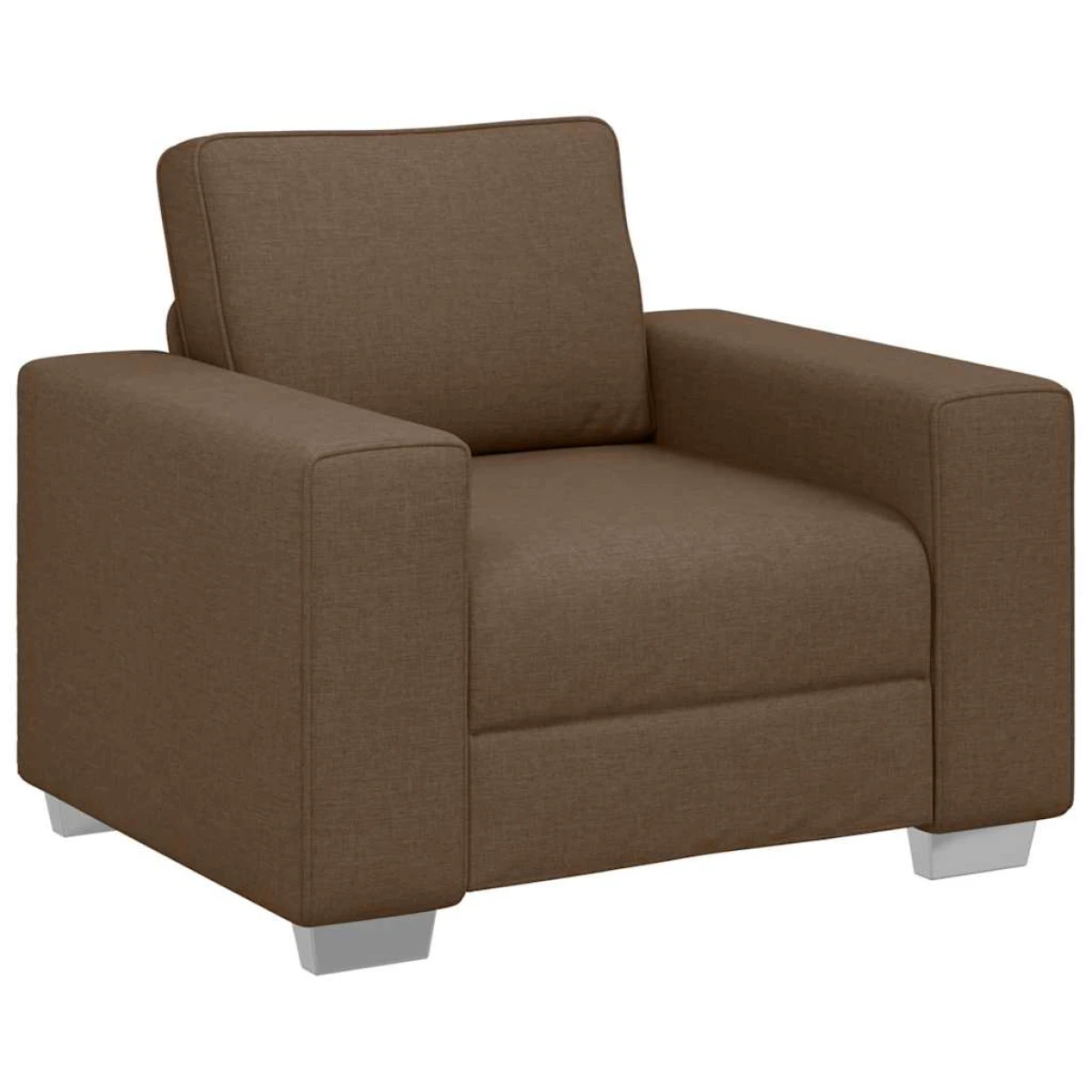 vidaXL VidaXL Sofa 100x77x82 Cm Brown Fabric Cushion Living Room - Sofa Bed
