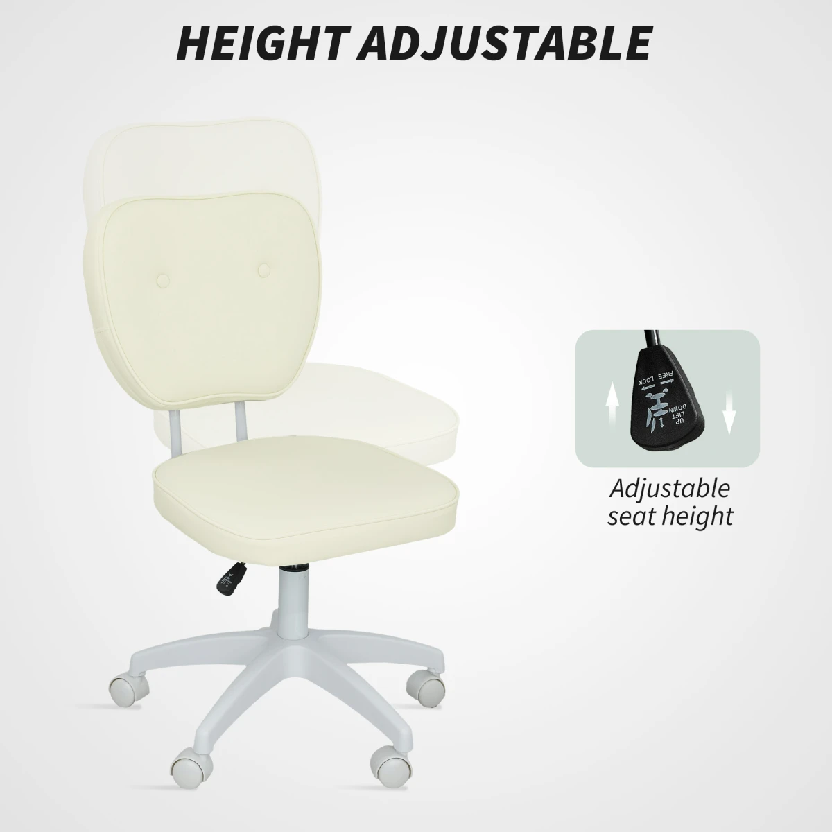Premium Office Chair Height Massage Home Desk by N/A