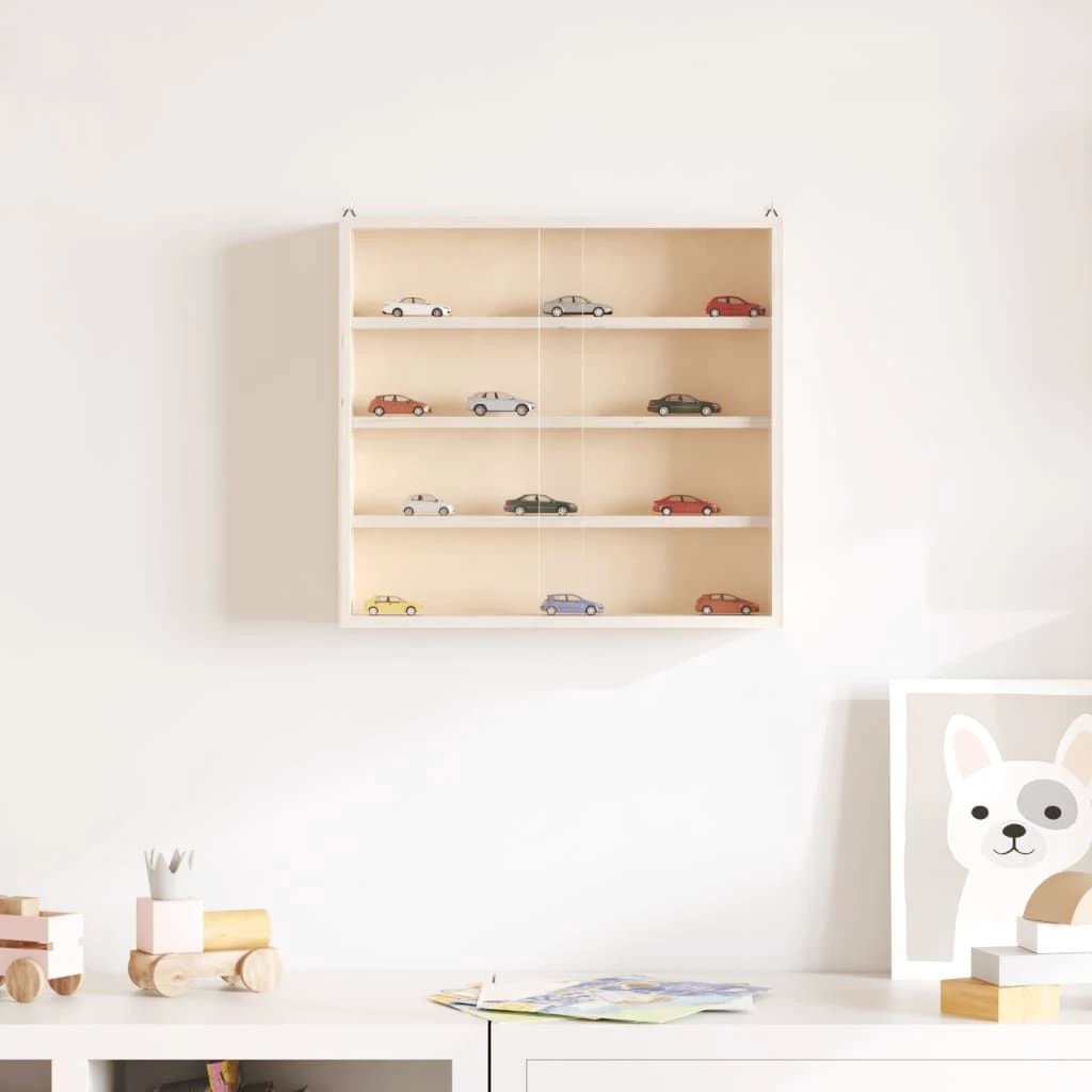 vidaXL Wall Display Cabinet with Doors 40x8.5x37 cm by vidaXL