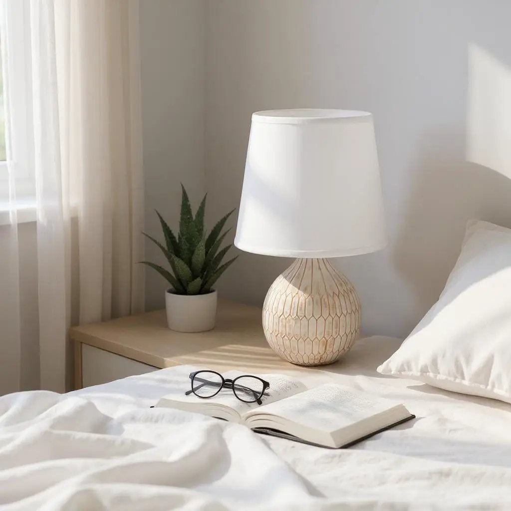MSL 36X22X22CM TABLE LAMP 9" SHADE - Lamp