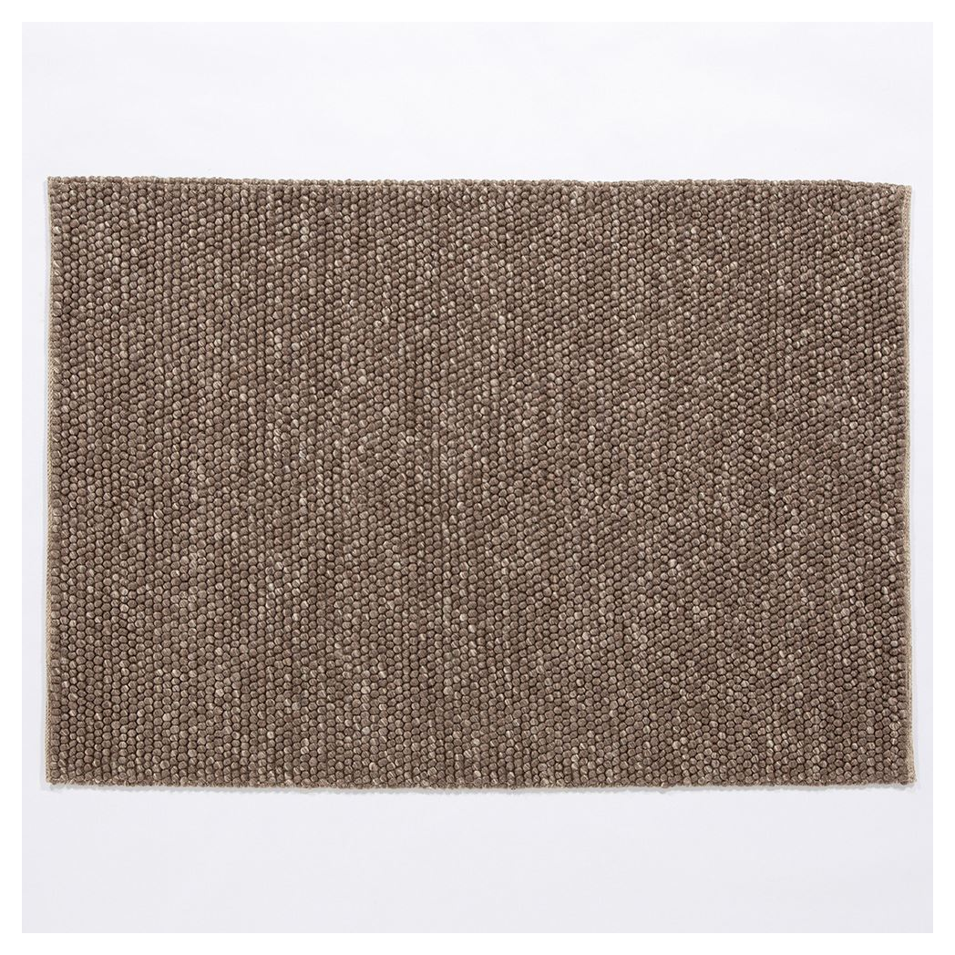 Esselle Home Delilah Wool Pebble 120x170cm Mottled Taupe Rug - Rug