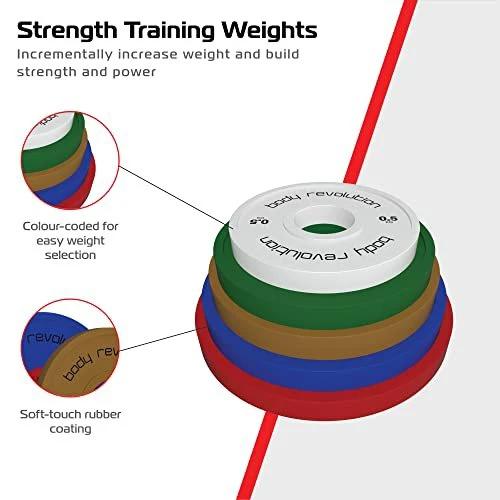 Monster Shop Full Set Fractional Bumper Plates -