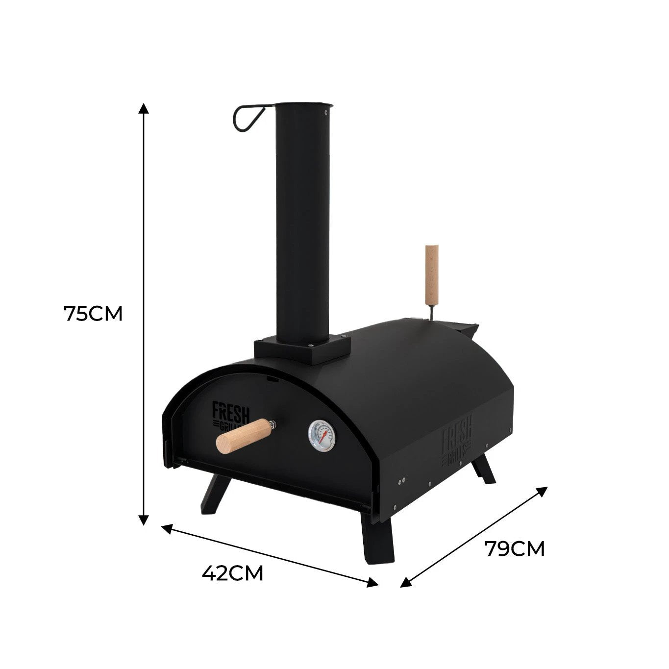 Fresh Grills Classic Outdoor Pizza Oven by Monster Shop