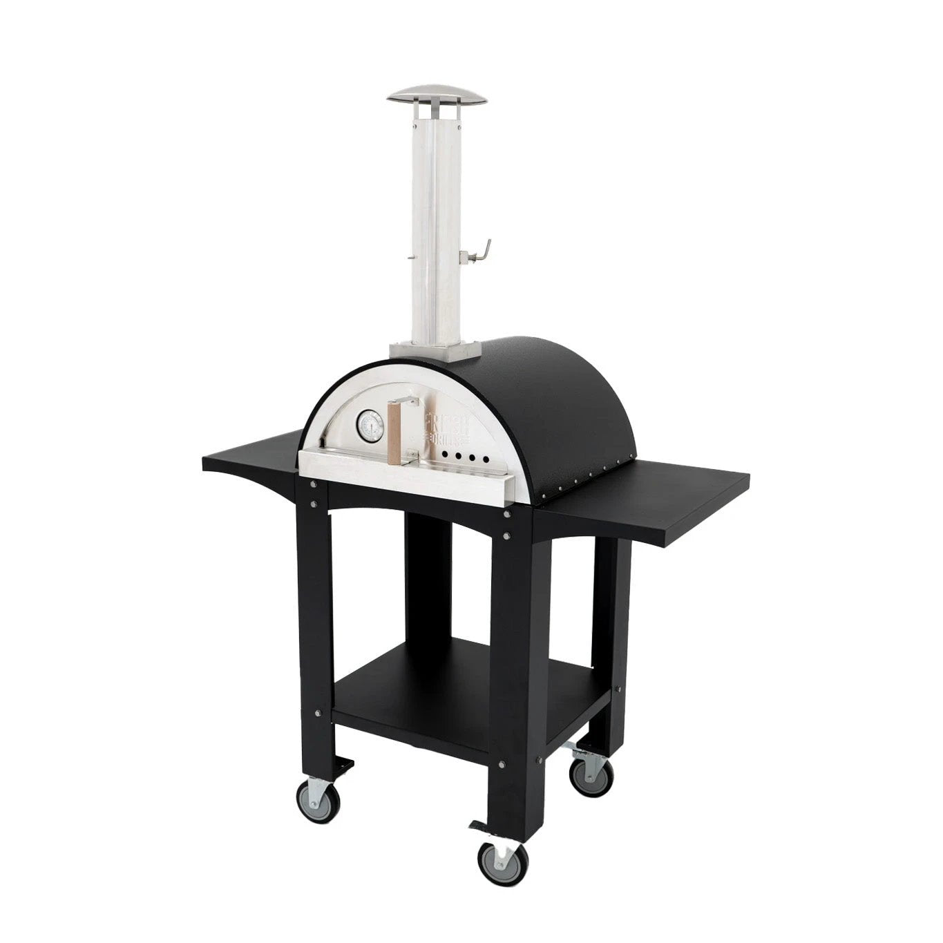 Fresh Grills Free Standing Extra Large Pizza Oven with Prep Stations by Monster Shop