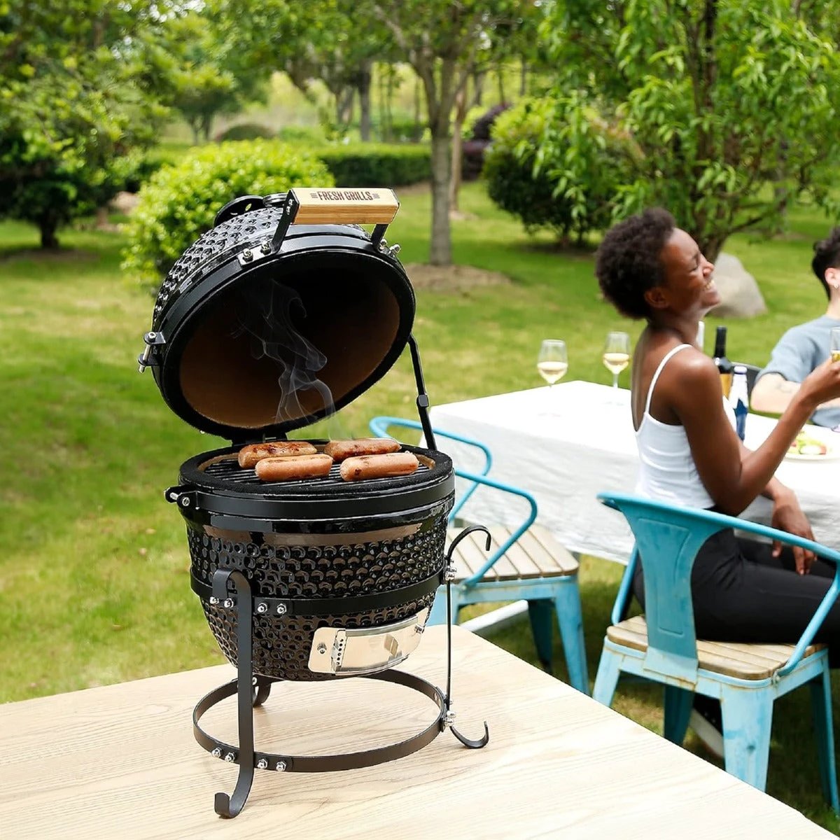 Monster Shop Fresh Grills 13" Kamado BBQ Oven -