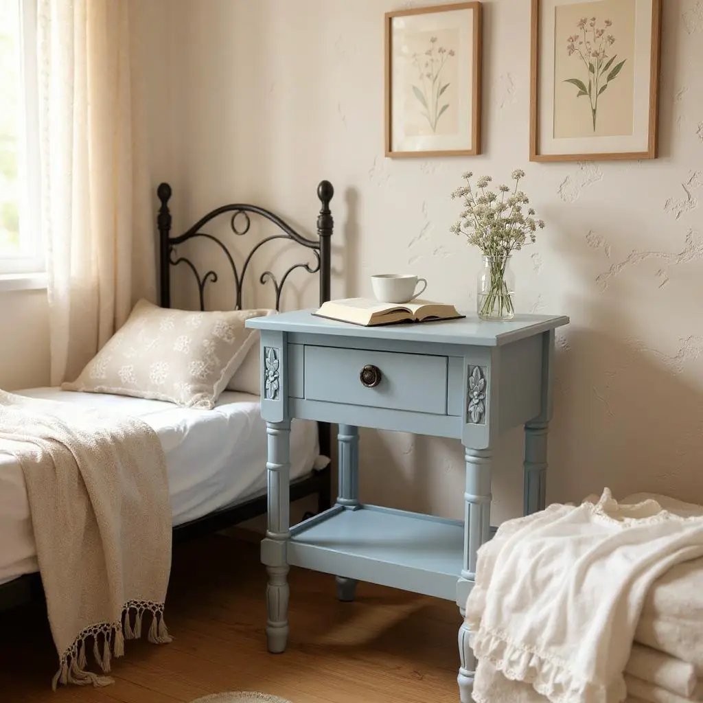 MSL 65CM 1 DRAWER SIDE TABLE - Bedside Table