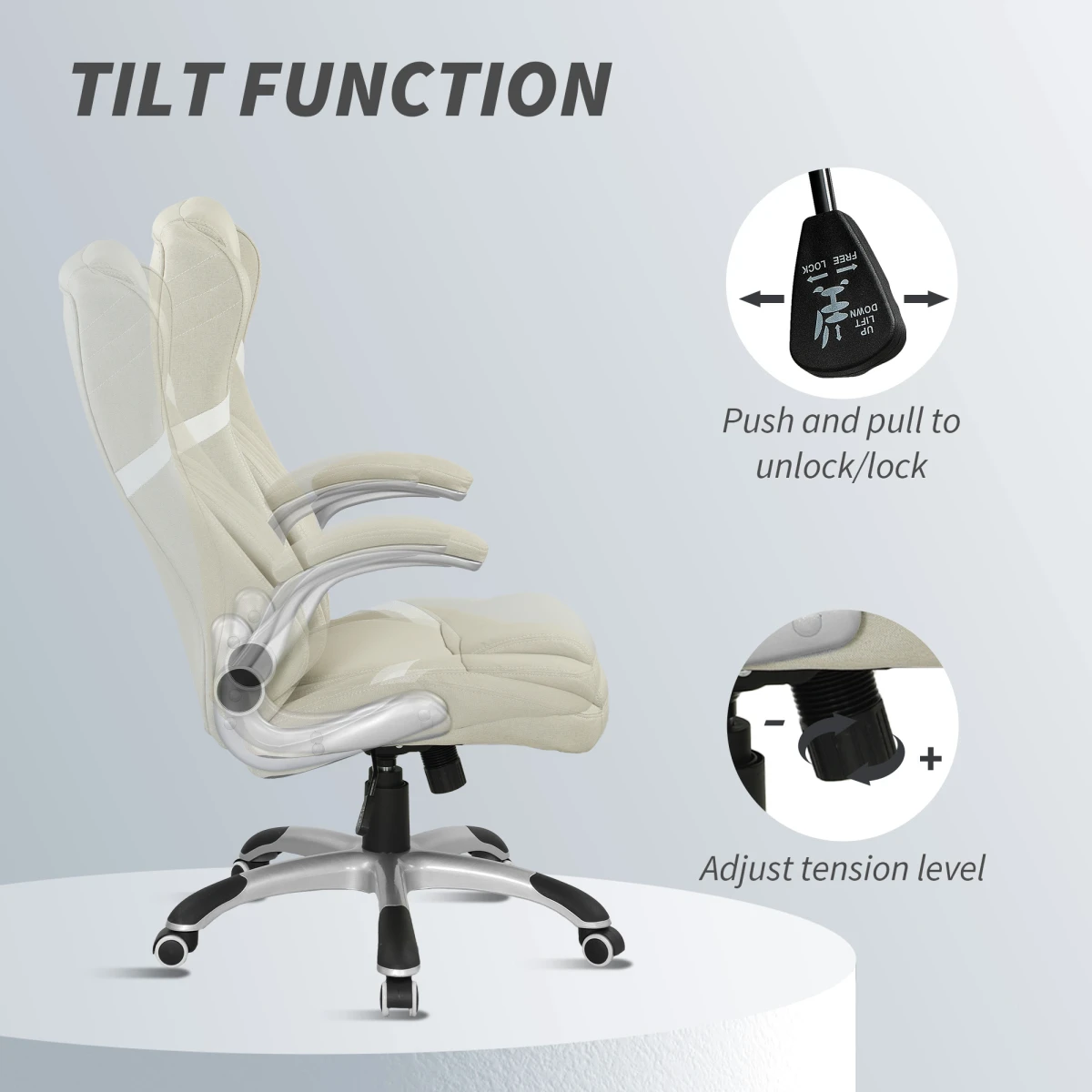 N/A Lumina Office Chair 44 52cm Adjustable Ergonomic - Office Chair