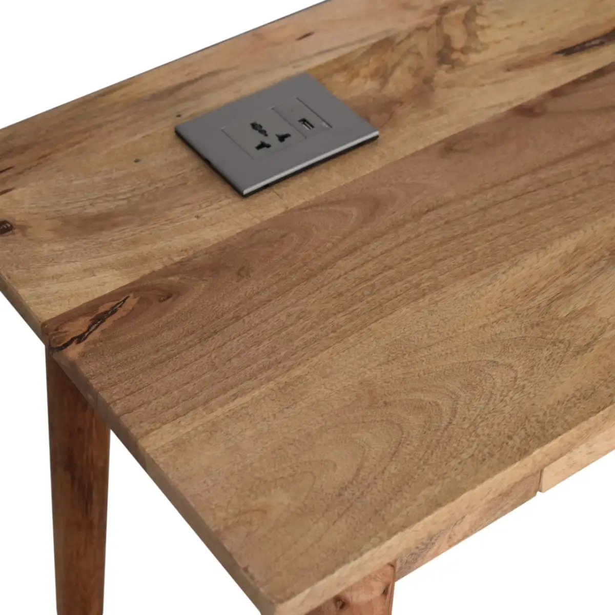Artisan Furniture Artisan Furniture 2 Drawer Cable Writing Desk, Brown Color - Desk