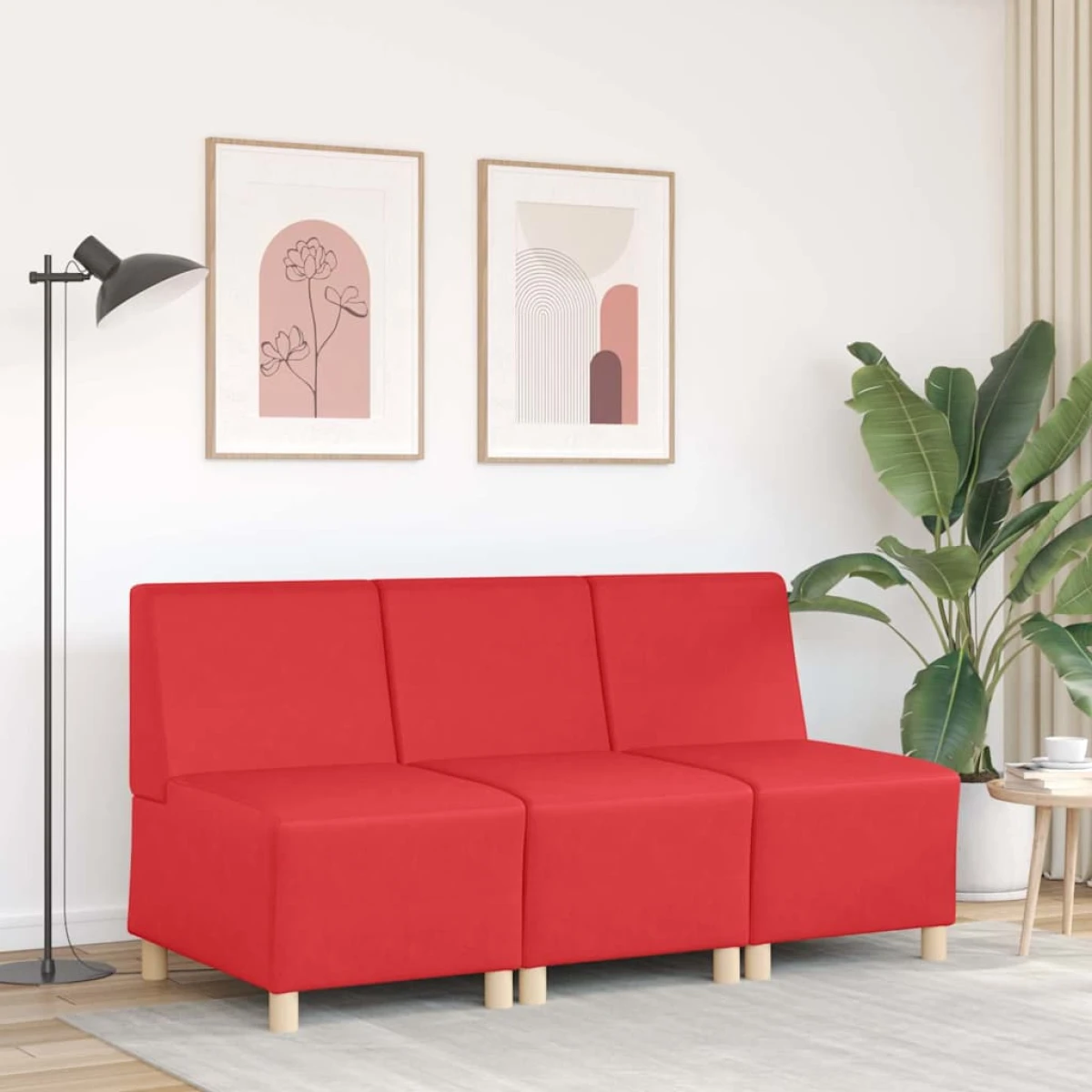 vidaXL VidaXL Modular Sofa 55x74x82cm Faux Leather Living Room - Sofa
