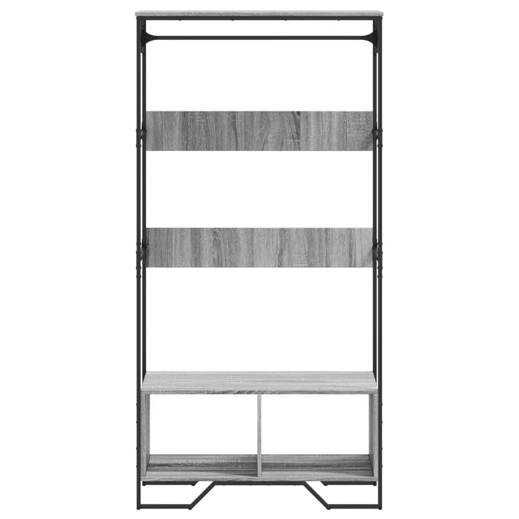vidaXL Wardrobe Black 90x50x180 cm Engineered Wood by vidaXL