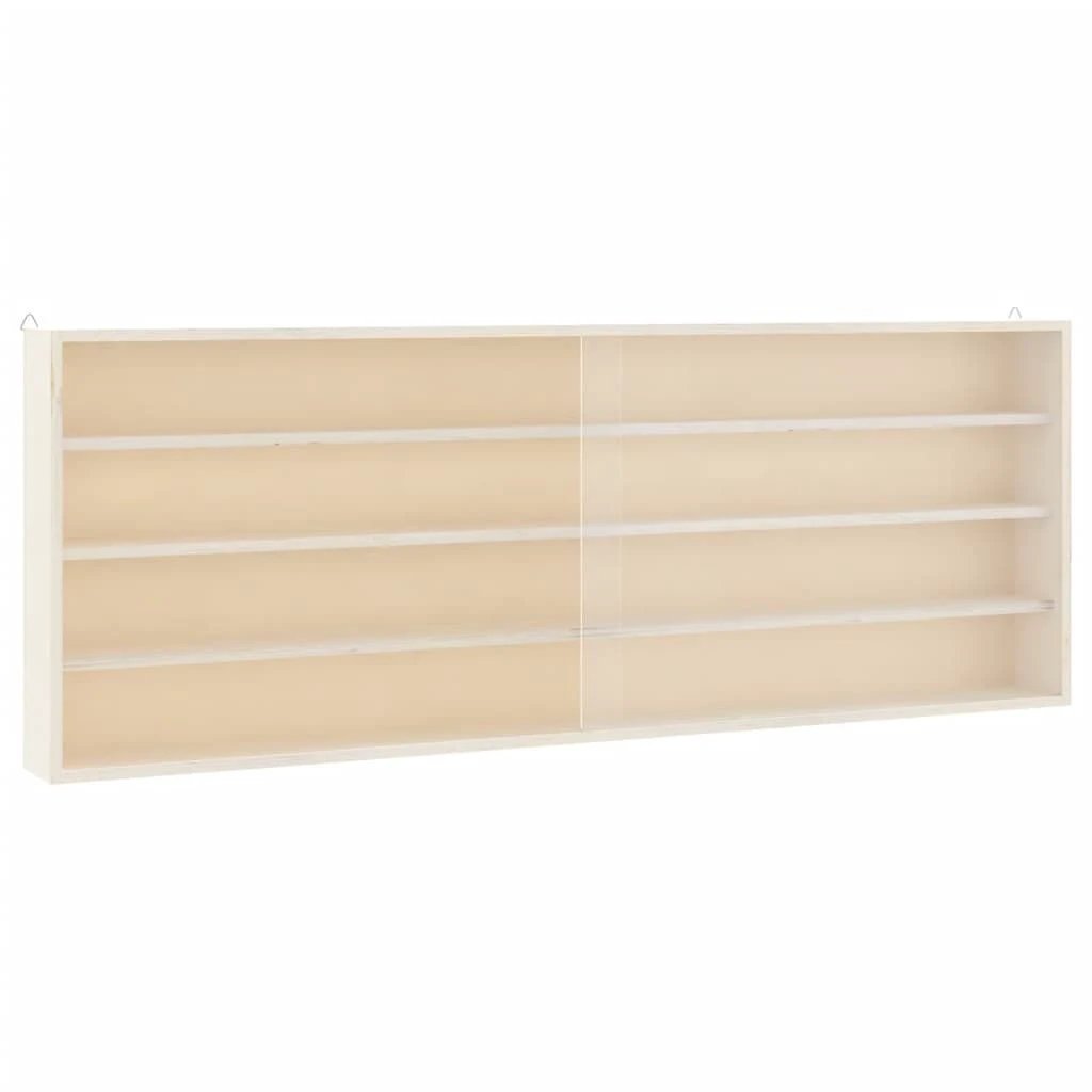 vidaXL vidaXL Wall Display Cabinet with Doors 40x8.5x37 cm - Display Cabinet