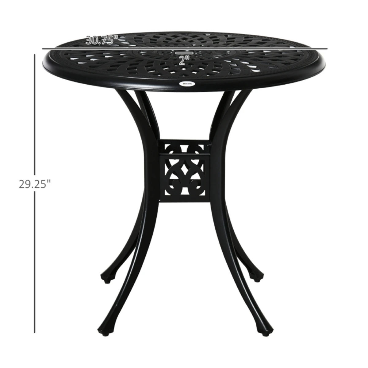 N/A Outsunny Table 24In Umbrella Hole Outdoor - Coffee Table