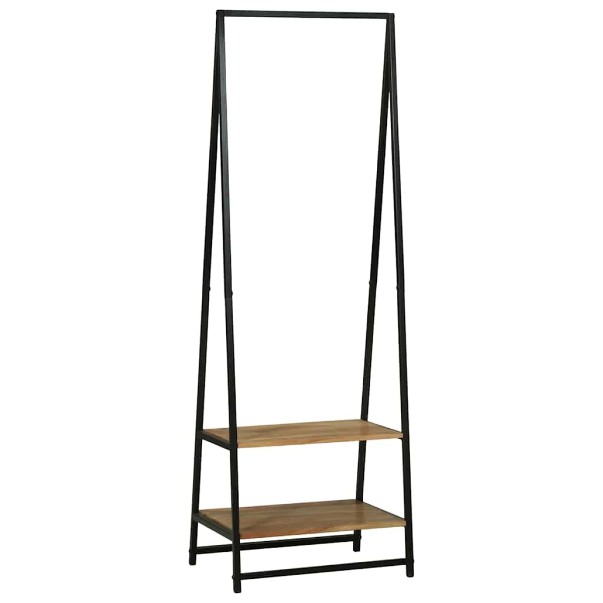 VidaXL Clothes Rack 60 x 45 x 180 cm Solid Acacia Wood Minimalist Frame For Home Organization by vidaXL