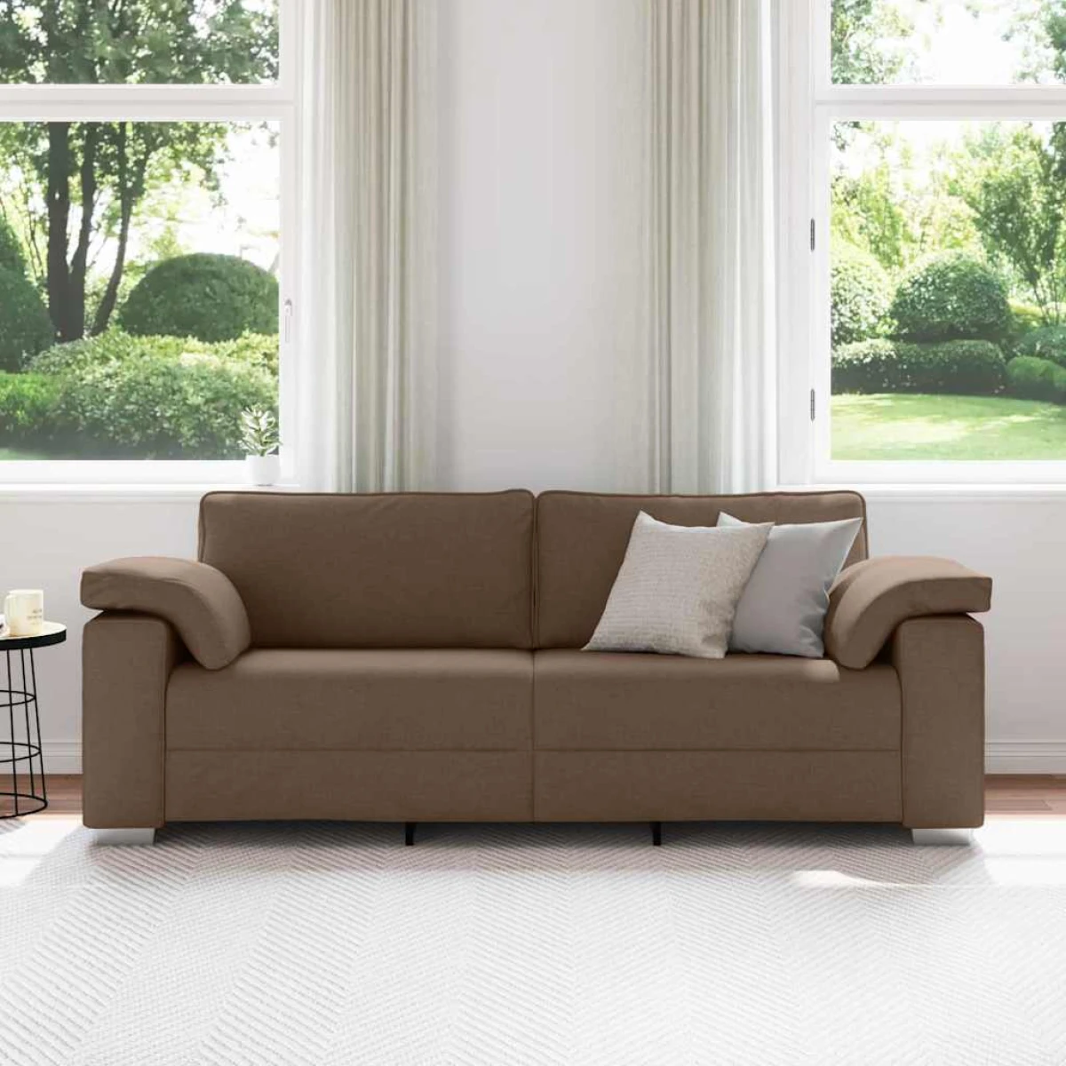 VidaXL Sofa 219x77x82 Cushioned Living Room by vidaXL