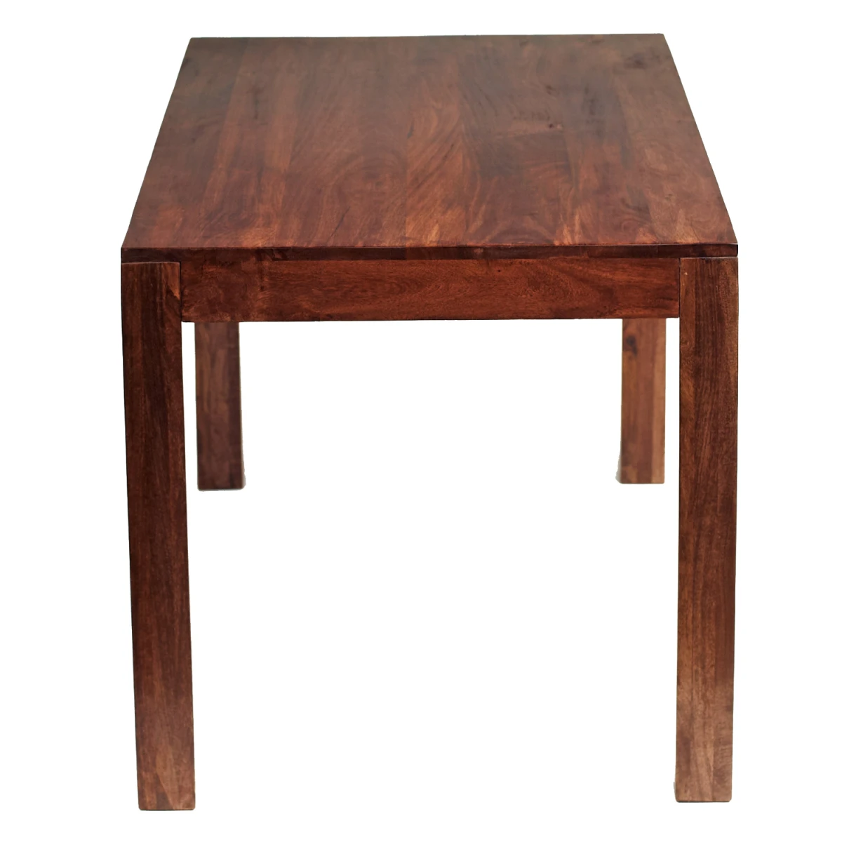 Indian Hub Toko Mango Dining Table 4ft Small 120cm Dark Mango Finish - Dining Table
