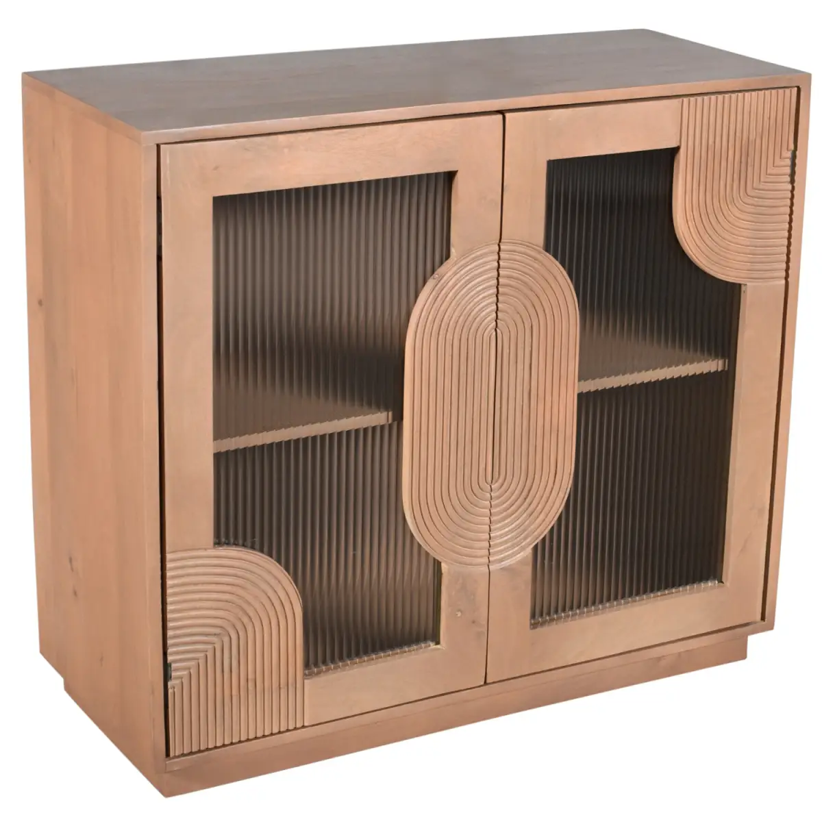 Indian Hub Indus Solid Wooden Small Sideboard - Sideboard