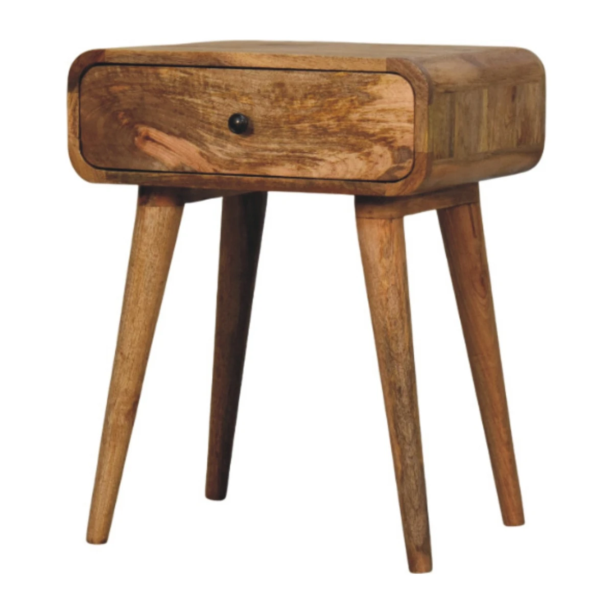 Artisan Nightstand Compact Mango Oak One Drawer by Artisan Furniture