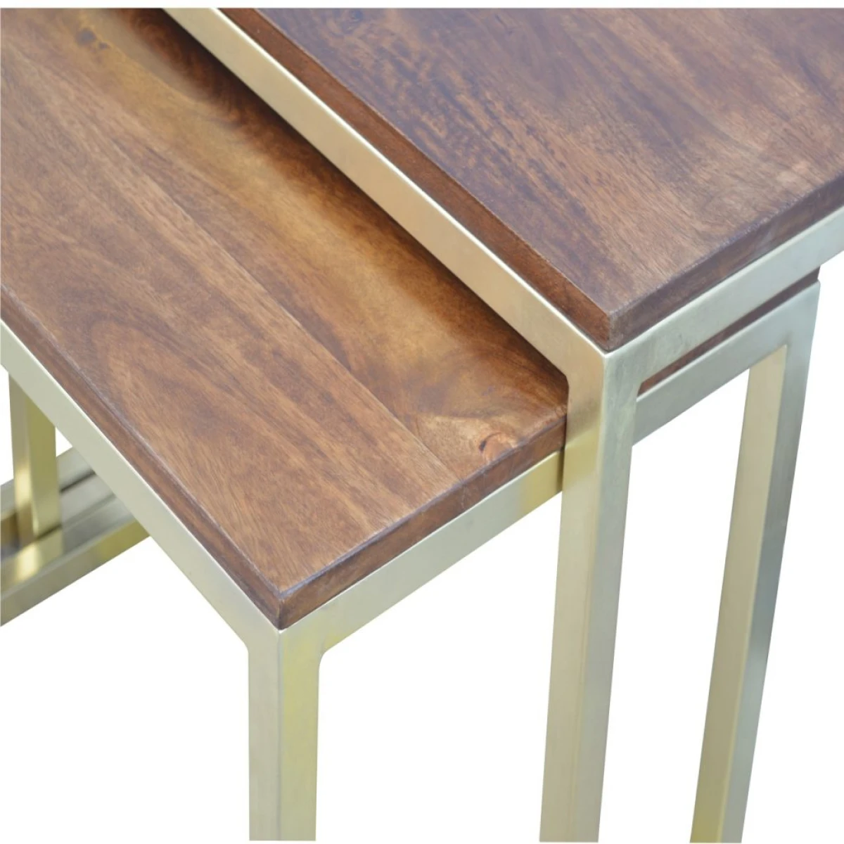 Artisan Furniture Artisan Nesting Tables Trio Chestnut Mango Gold - Dining Set