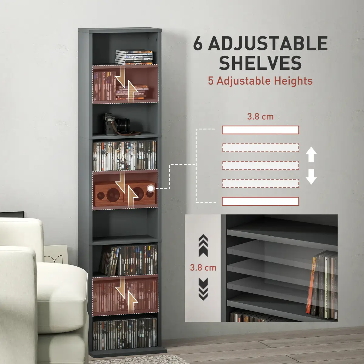 N/A Bookcase Cabinet/Storage Cabinet/Bookshelf - Bookcase
