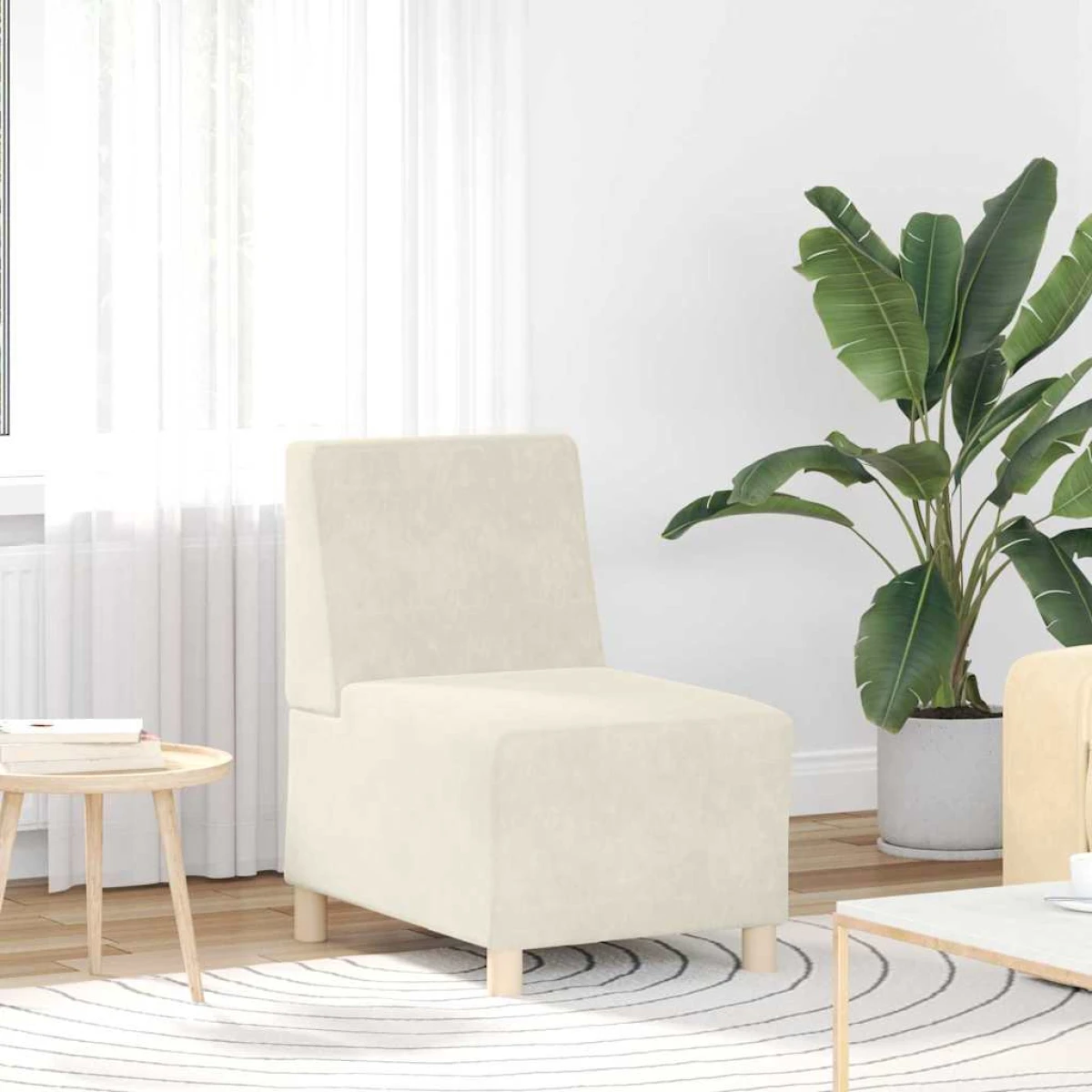 VidaXL Modular Sofa 55x74x82 Cm Velvet Armless Living Room by vidaXL