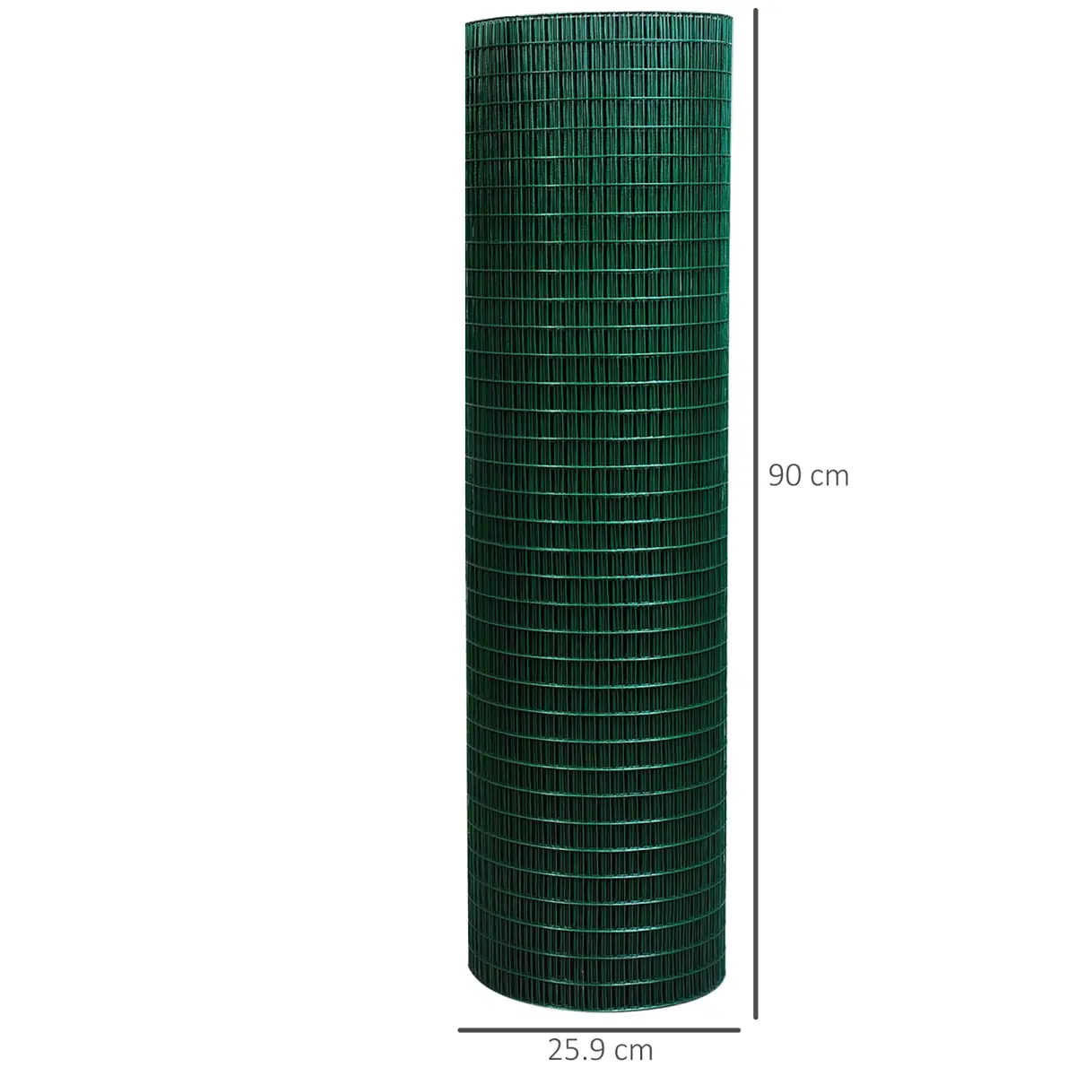 Unbranded PVC Coated Welded Wire Mesh Chicken Poultry Aviary Fence Run Hutch Pet PawHut - Chicken Coop