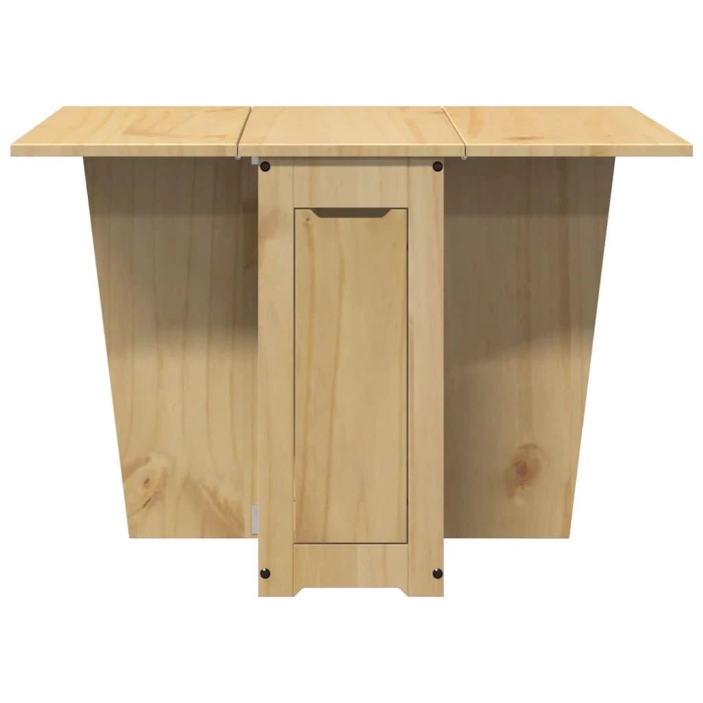 vidaXL vidaXL Butterfly Dining Table Foldable Corona Wax Brown Solid Wood Pine - Dining Table