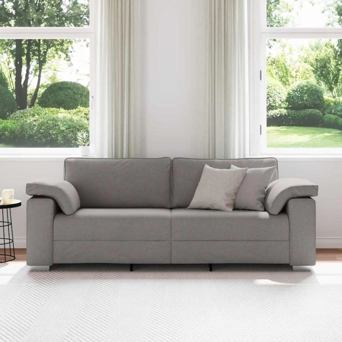 vidaXL vidaXL Sofa 219x77x82 Fabric Living Room - Sofa