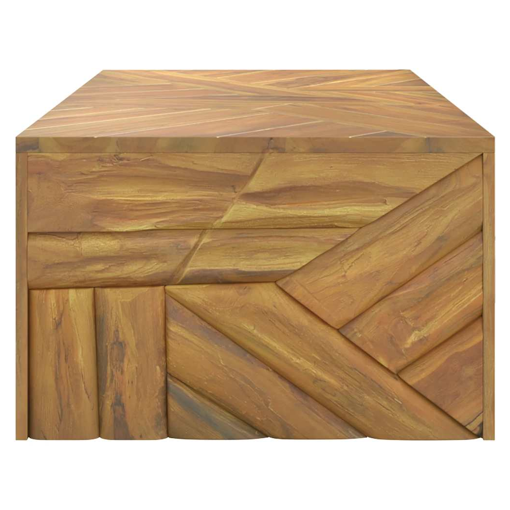 vidaXL VidaXL Coffee Table 110x60x38 cm Solid Teak Wood For Living Room Decor And Lounge - Coffee Table