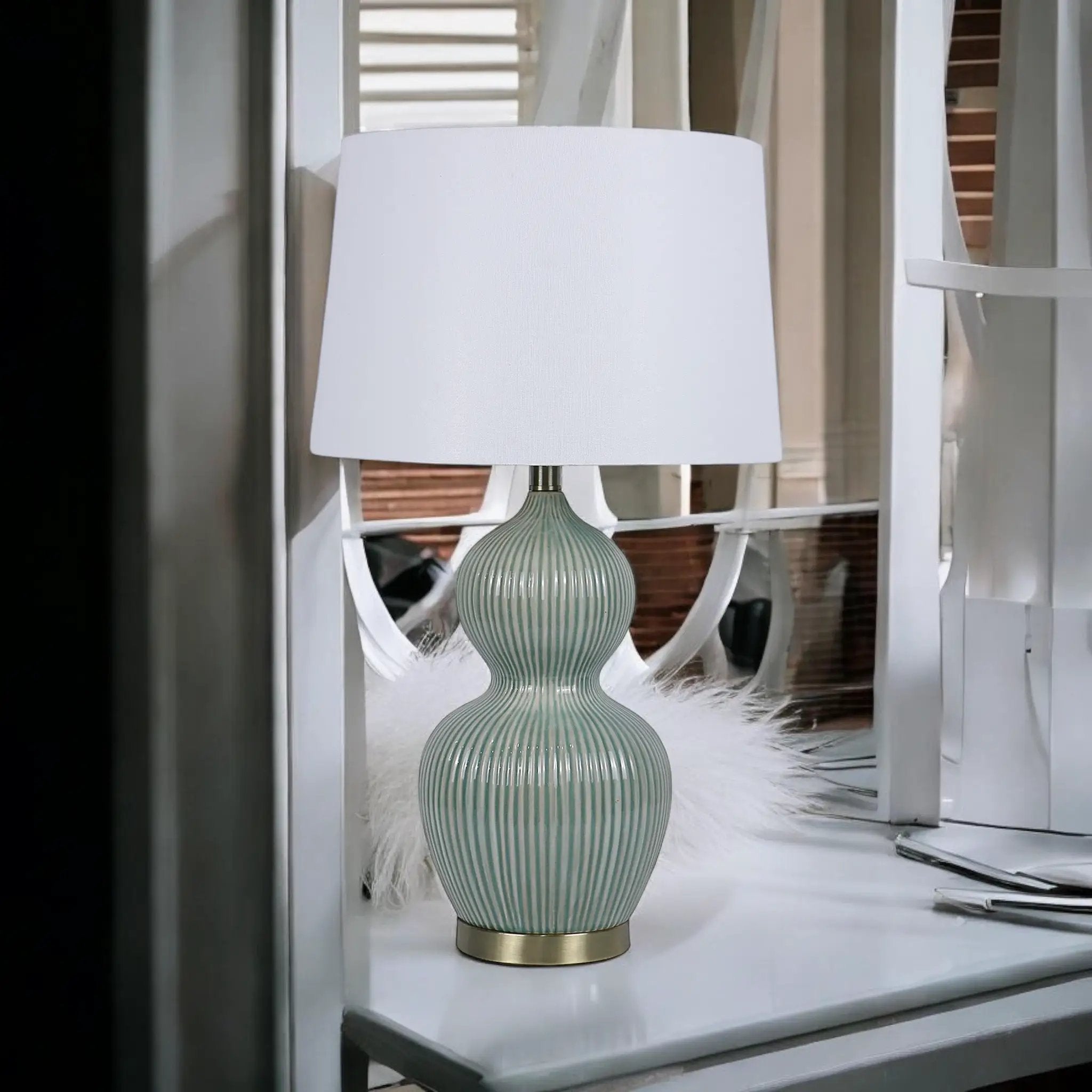 MSL 39CM LAMP AND SHADE - Lamp