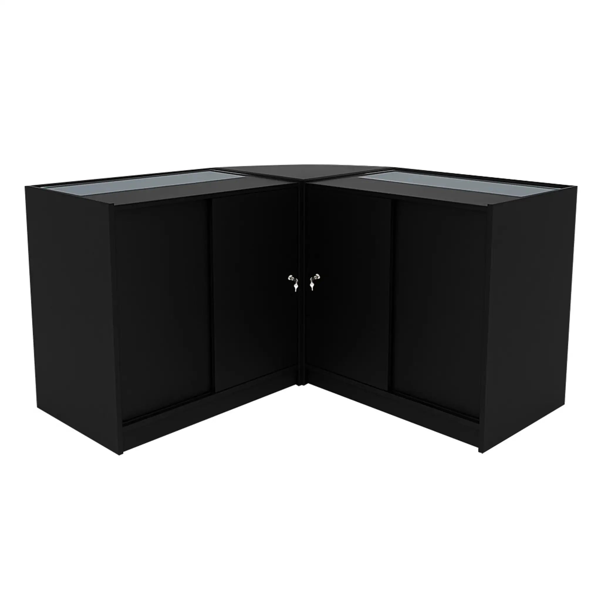 Monster Shop Iris LED Shop Counter Set CM60 & 2 x B900 - Black -
