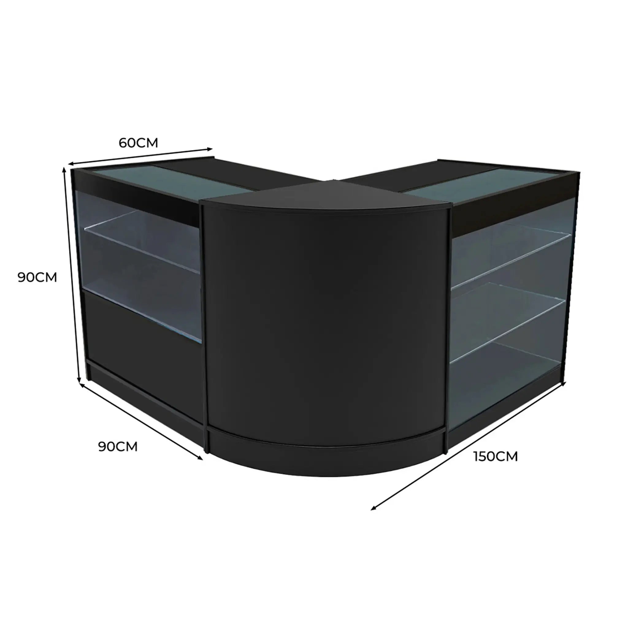 Monster Shop Hera LED Shop Counter Set K900, C900 & CM60 - Black -