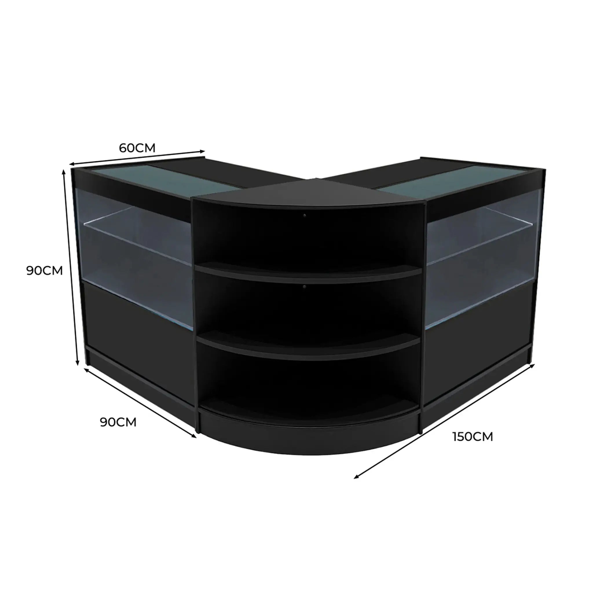 Monster Shop Andromeda LED Shop Counter Set LM60 & 2 x C900 - Black -