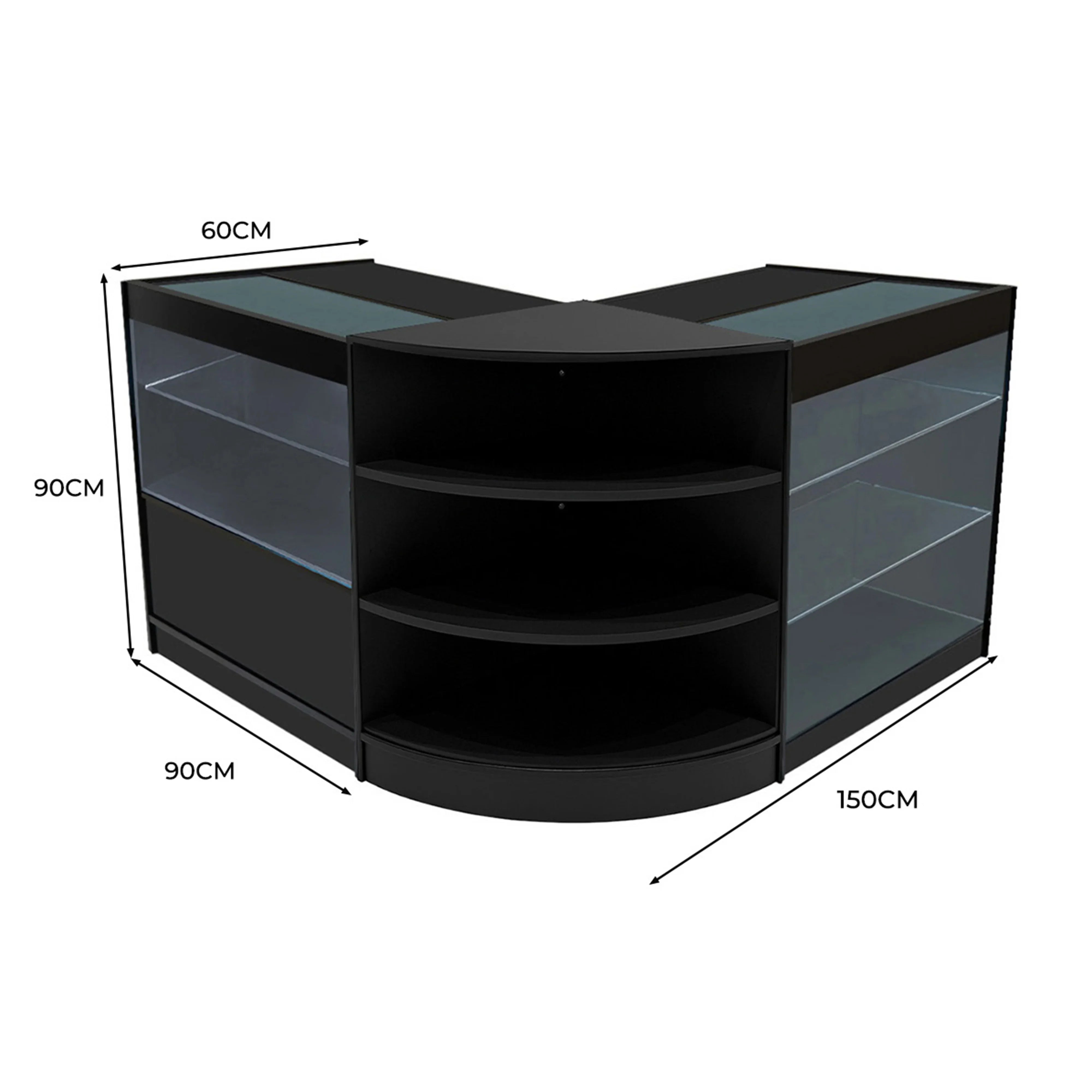 Monster Shop Calliope LED Shop Counter Set K900, C900 & LM60 - Black -