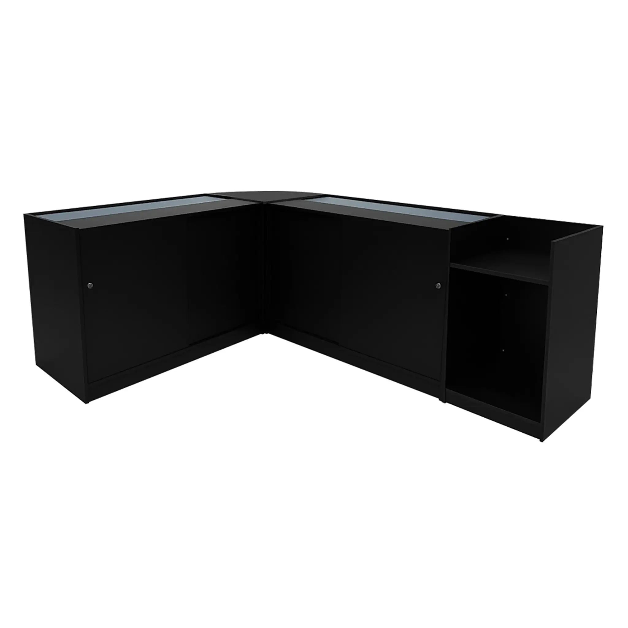 Monster Shop Polaris LED Shop Counter Set K1200, B1200, TB60 & CM60 - Black -