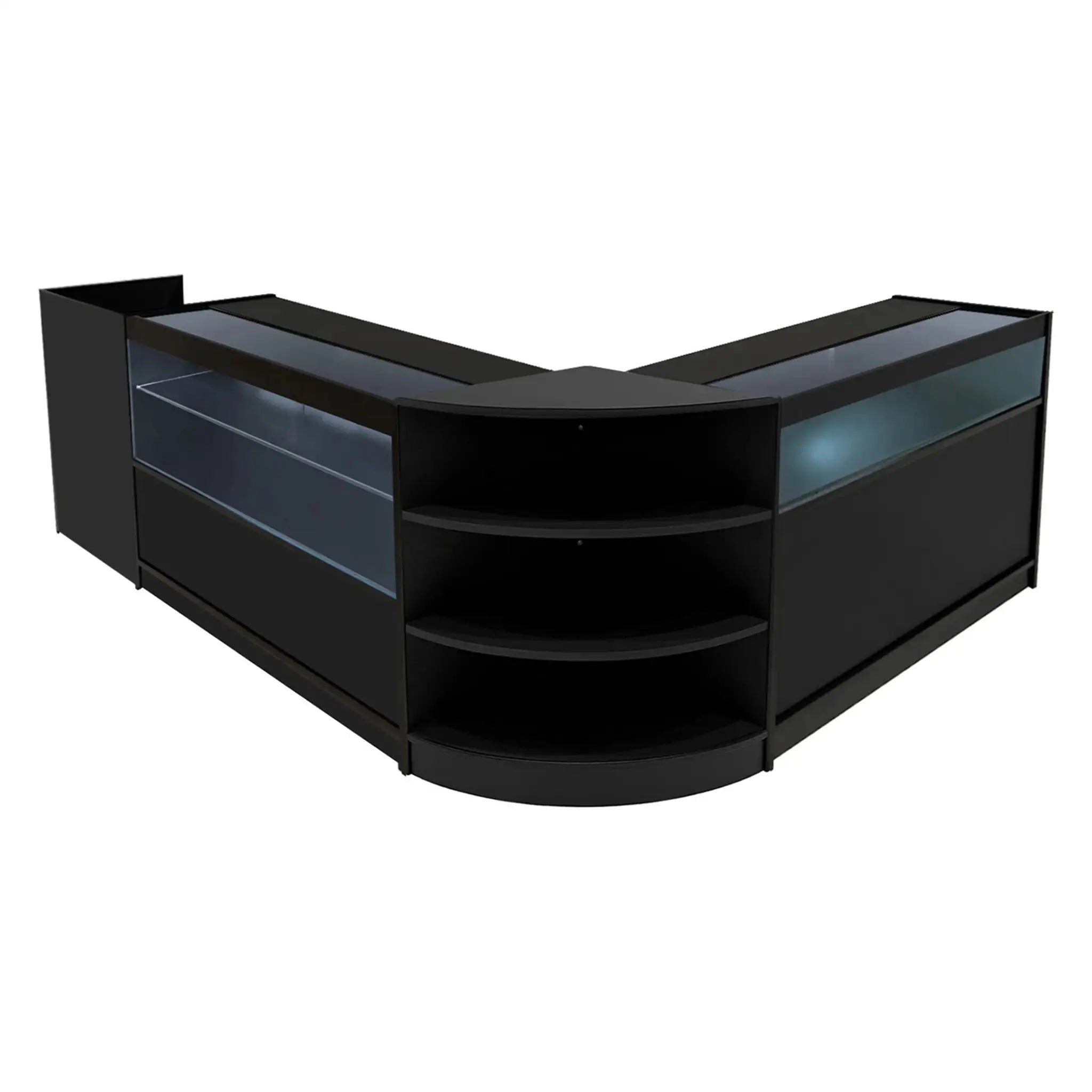 Monster Shop Europa LED Shop Counter Set B1200, C1200, TB60 & LM60 - Black -