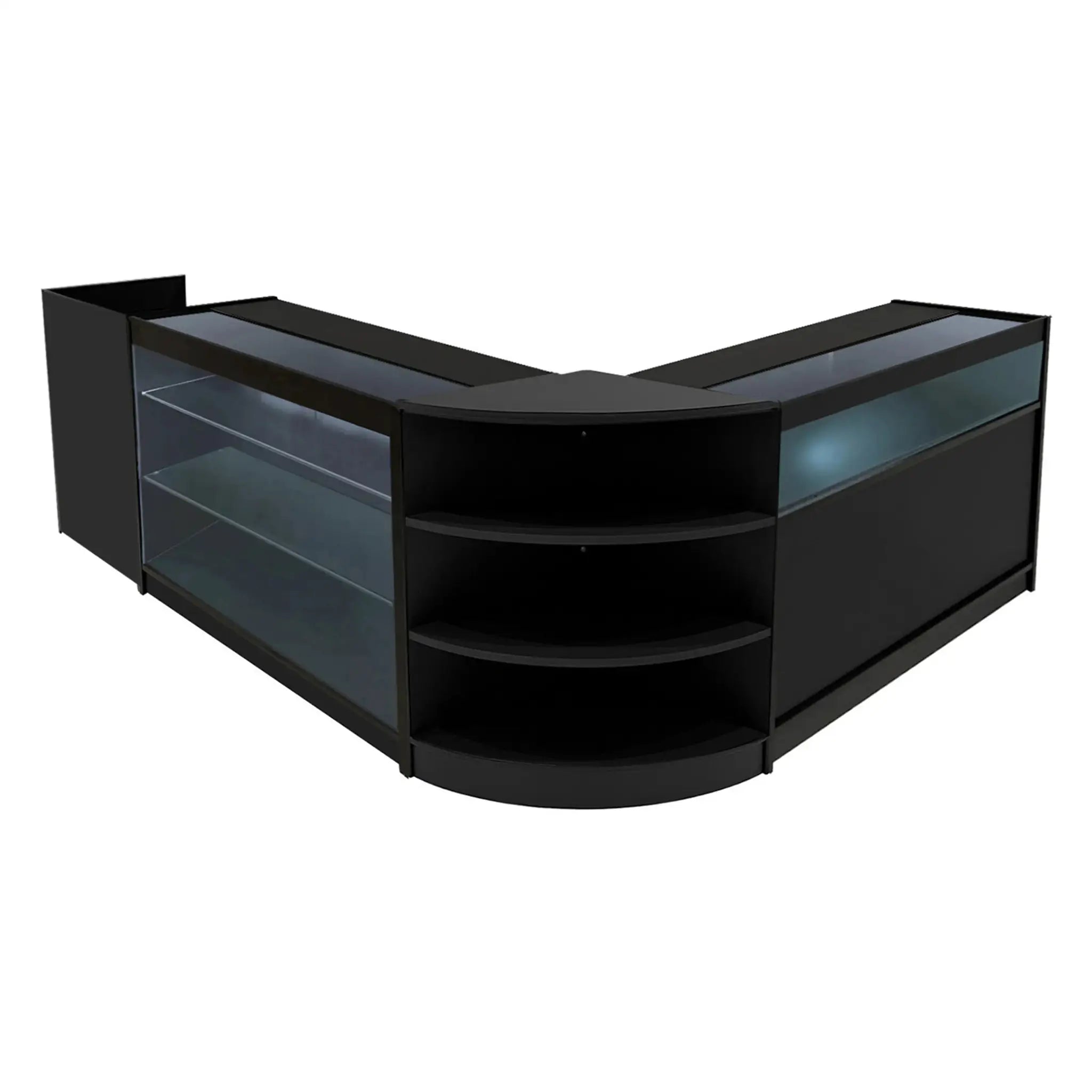 Monster Shop Hyperion LED Shop Counter Set K1200, B1200, TB60 & LM60 - Black -