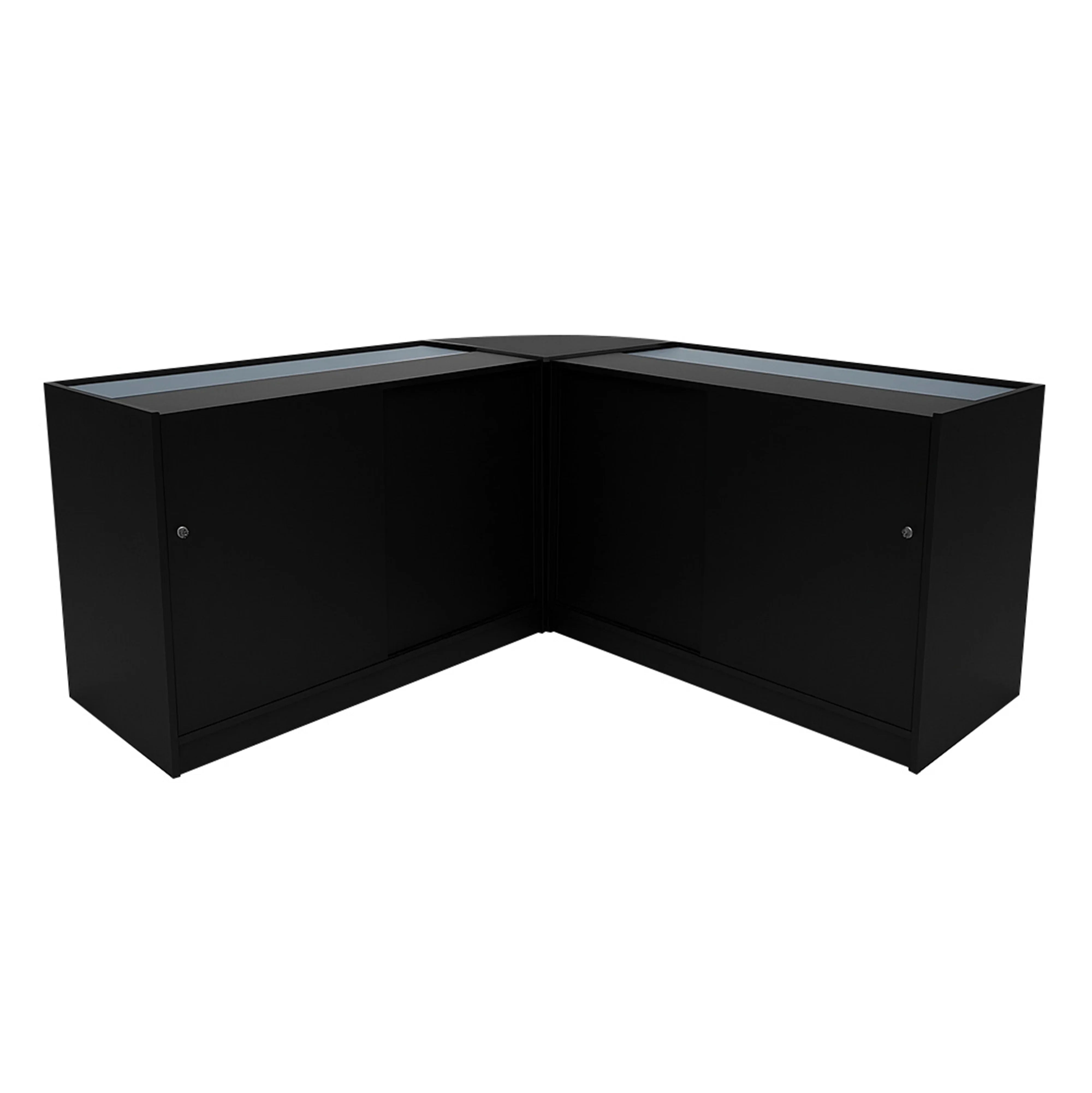 Monster Shop Selene LED Shop Counter Set CM60 & 2 x C1500 - Black -