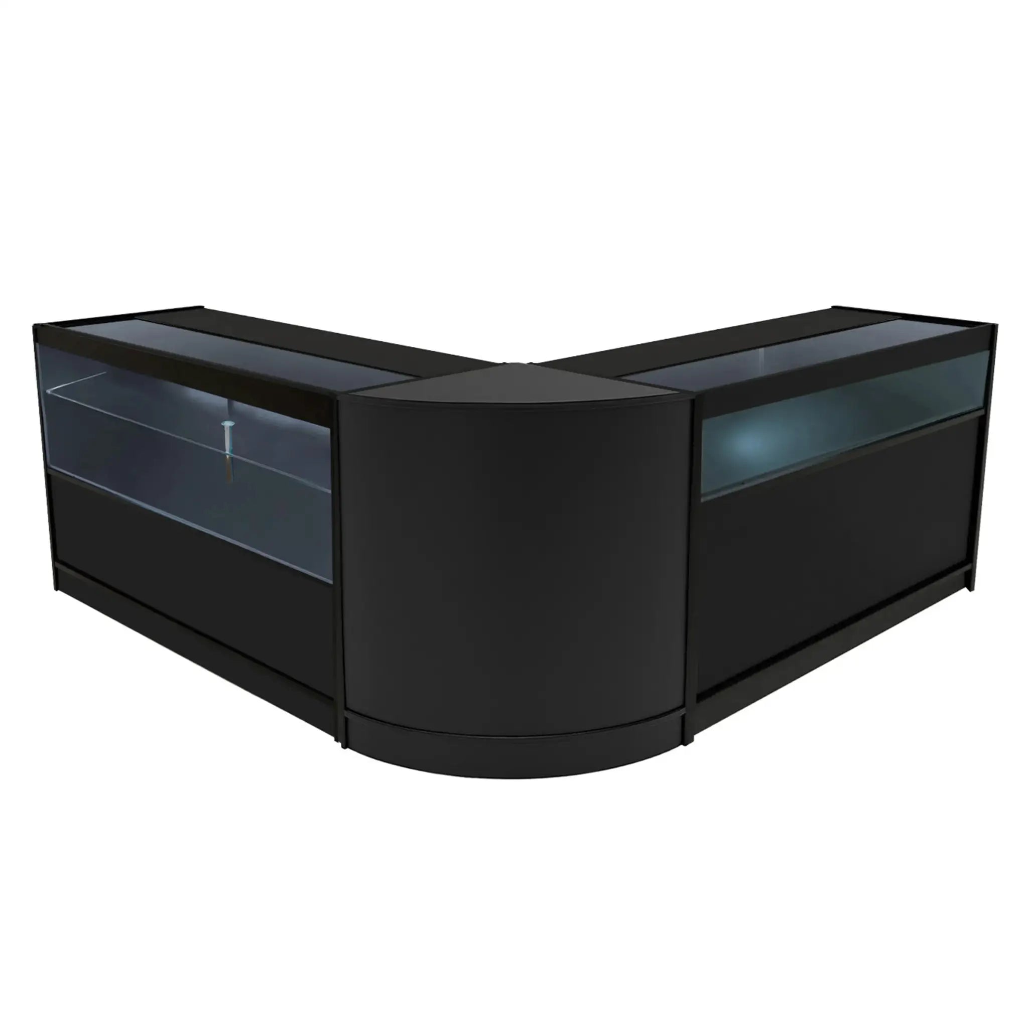 Monster Shop Adonis LED Shop Counter Set B1500, C1500 & CM60 - Black -