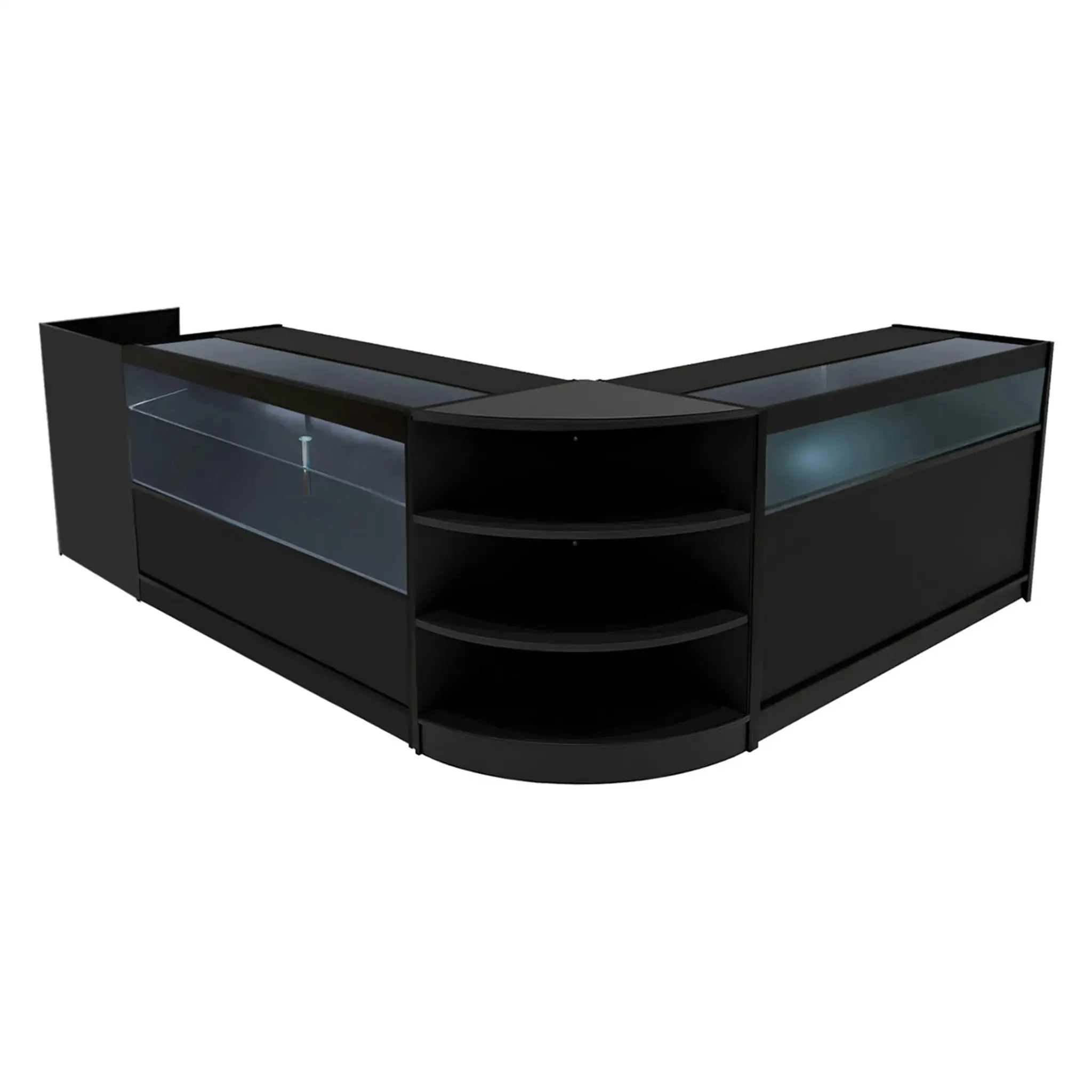 Monster Shop Europa LED Shop Counter Set B1500, C1500, TB60 & LM60 - Black -