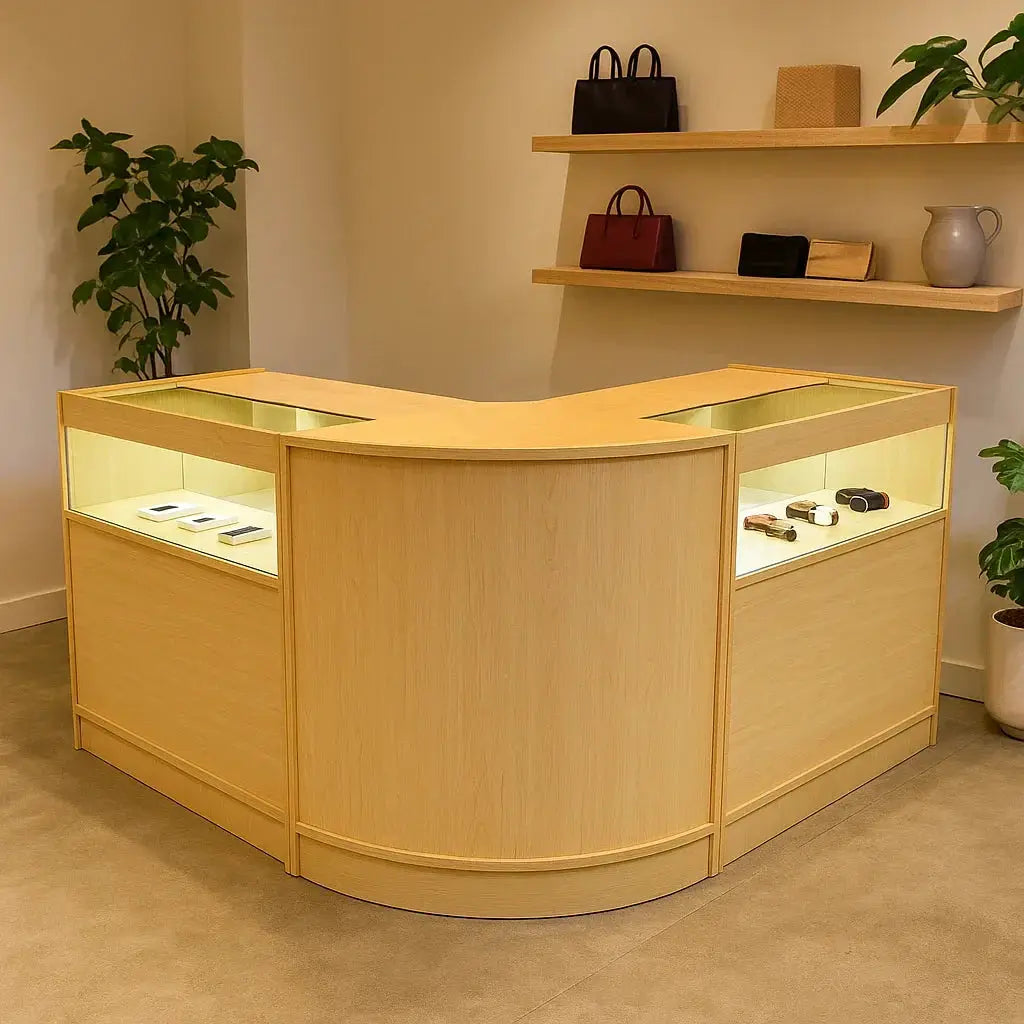 Monster Shop Iris LED Shop Counter Set CM60 & 2 x B900 - Maple -