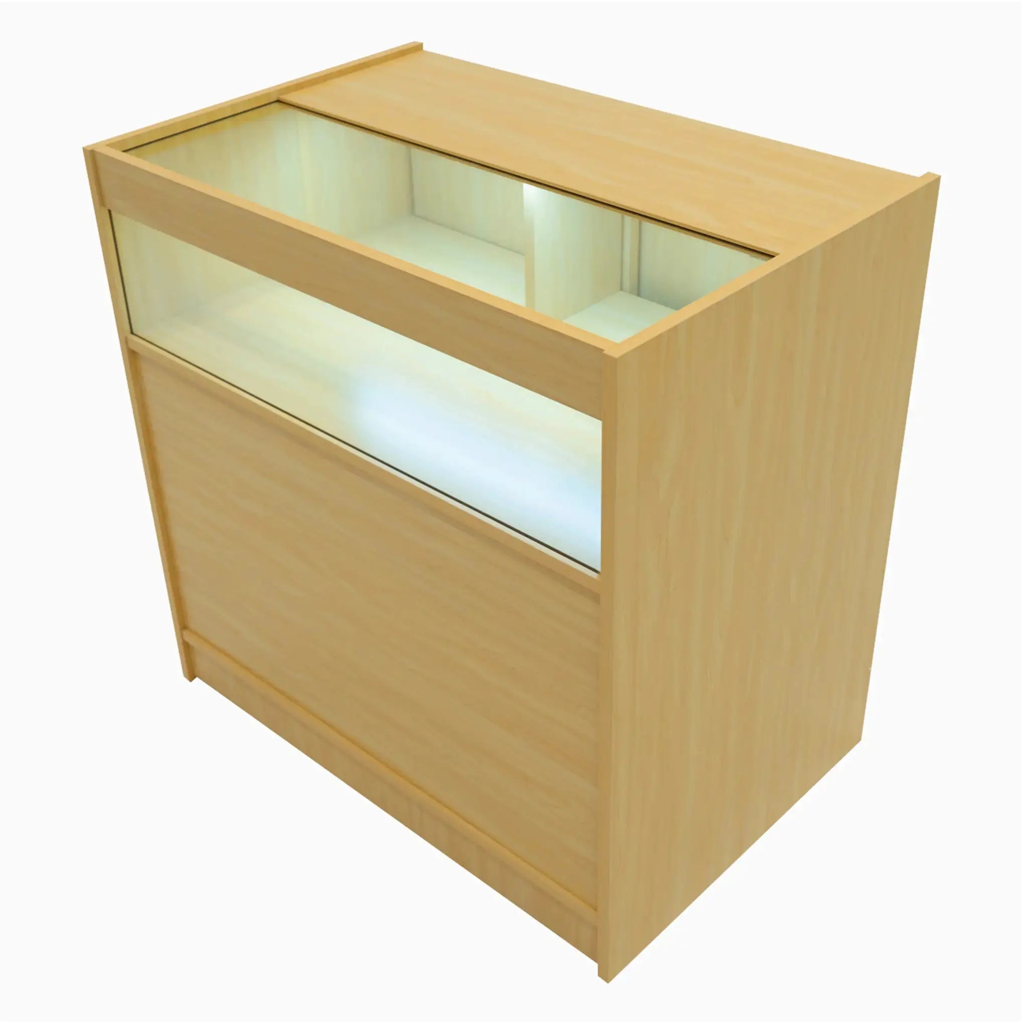 Monster Shop Iris LED Shop Counter Set CM60 & 2 x B900 - Maple -