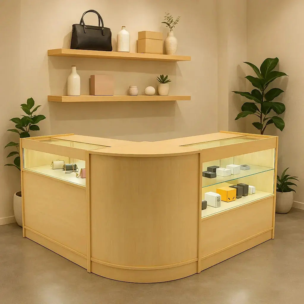 Monster Shop Adonis LED Shop Counter Set B900, C900 & CM60 - Maple -