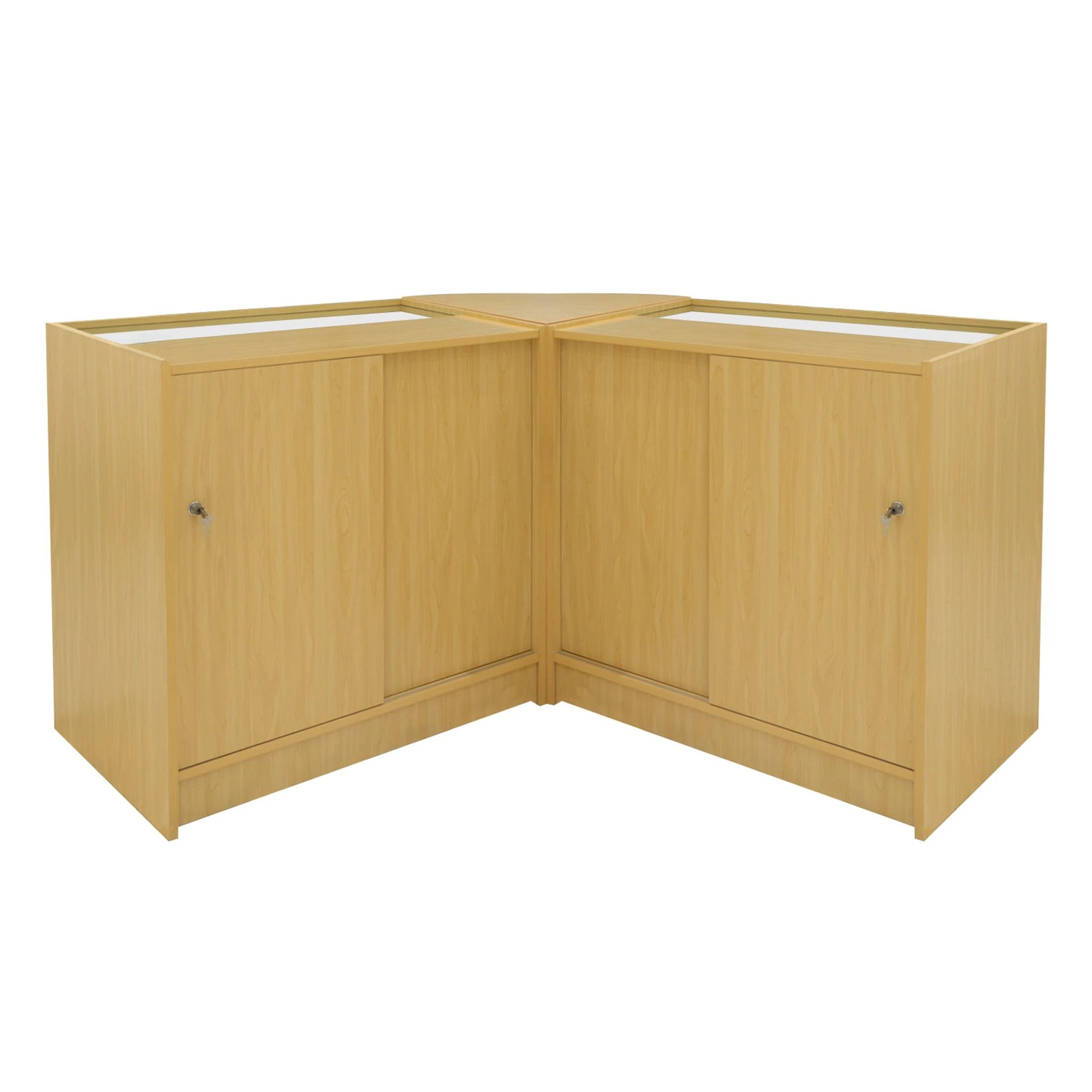 Theseus LED Shop Counter Set LM60 & 2 x B900 - Maple by Monster Shop